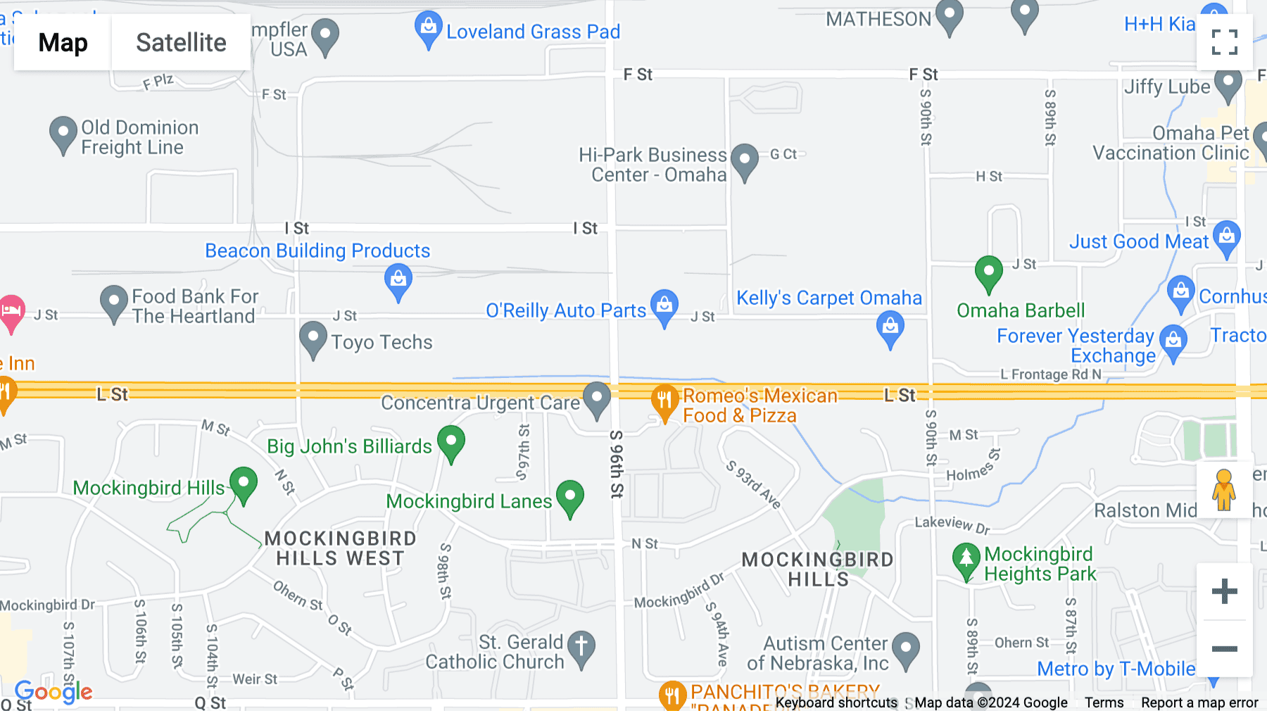 Click for interative map of 4611 South 96th Street, Omaha, Nebraska, USA, Omaha