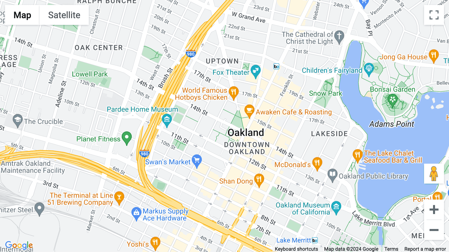 Click for interative map of 505 14th Street, Suite 900, Oakland, California, USA, Oakland