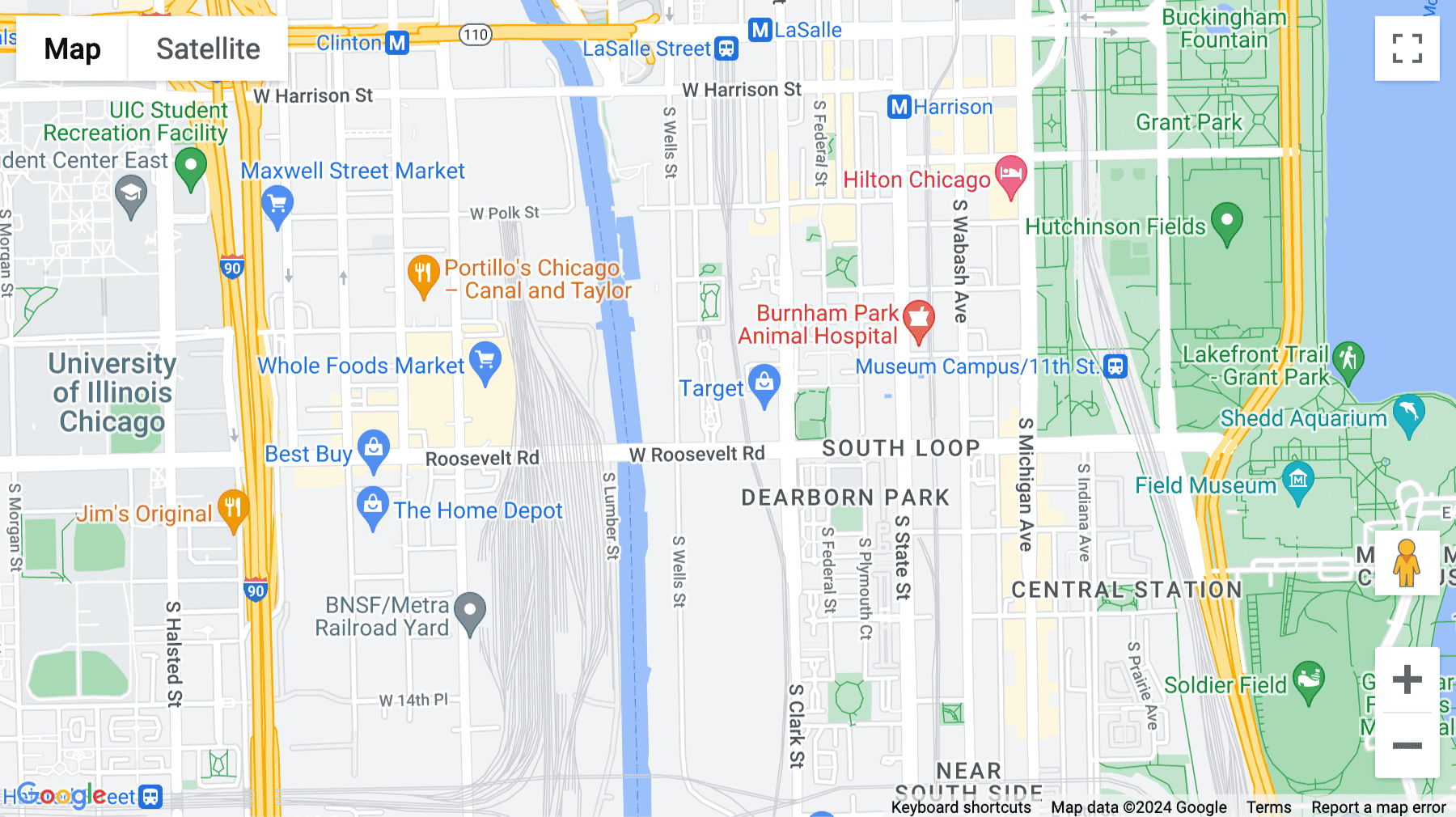 Click for interative map of South Loop Roosevelt, 1135 S. Delano Court East, Suite B201, Chicago, Illinois, Chicago