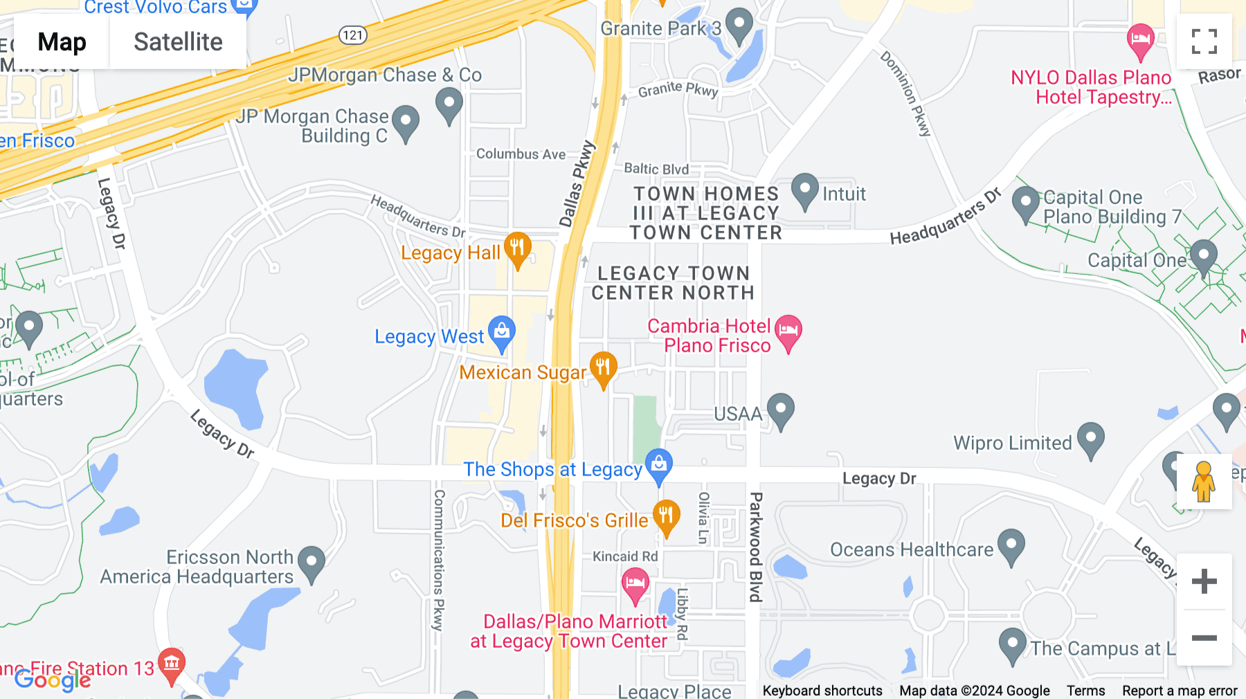 Click for interative map of 5851 Legacy Circle, 6th Floor, Plano, Texas, Plano