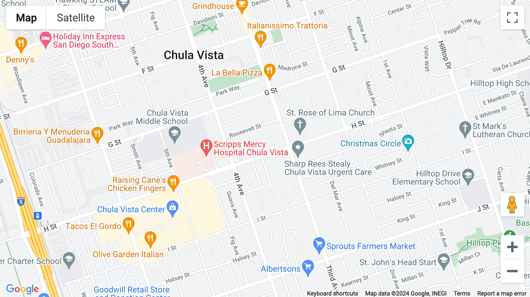 Click for interative map of 333 H Street, Suite 5000, Chula Vista, California, Chula Vista