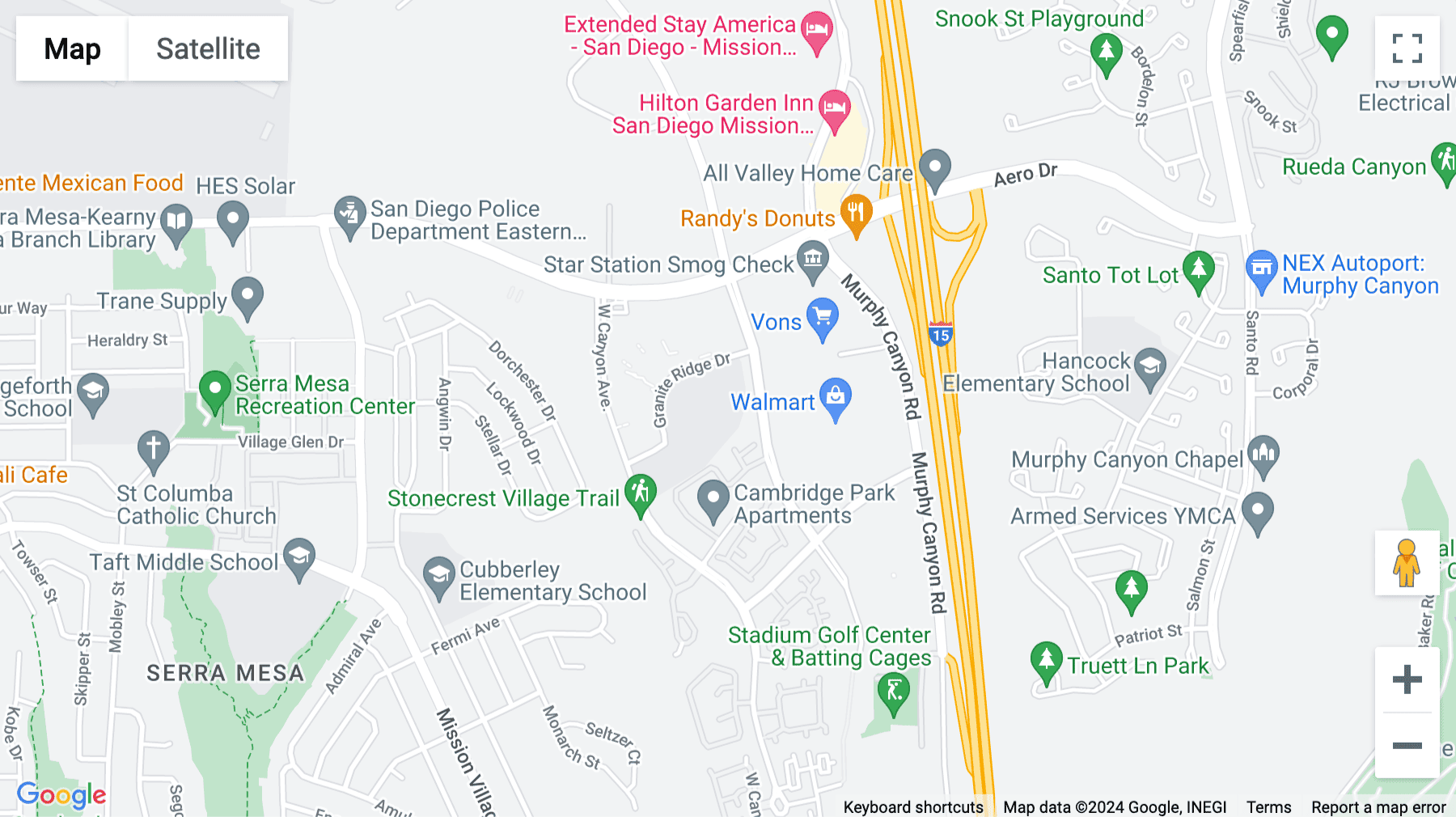 Click for interative map of 9655 Granite Ridge Drive, Suite 200, San Diego, California, San Diego