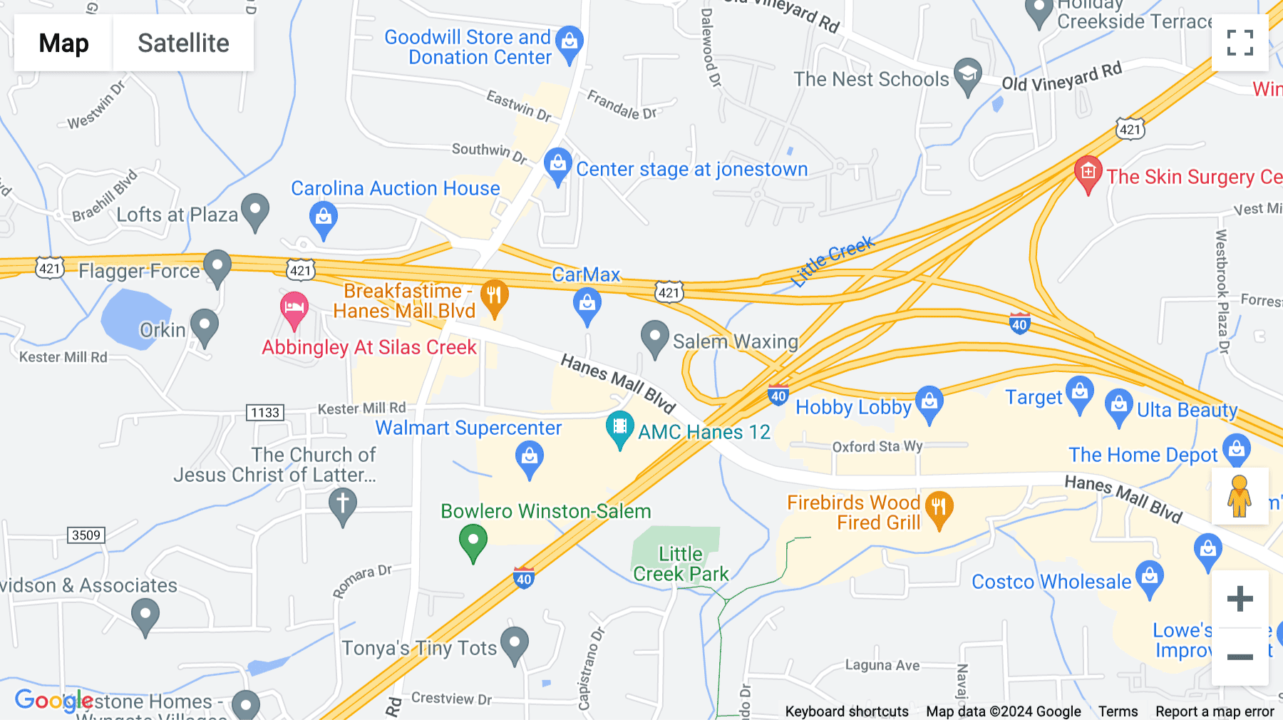 Click for interative map of 615 St. George Square Court, 300, Winston Salem, North Carolina, Winston Salem
