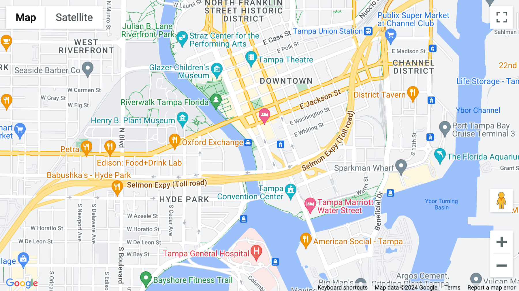 Click for interative map of 100 S. Ashley Drive, Suite 600, Tampa, Tampa