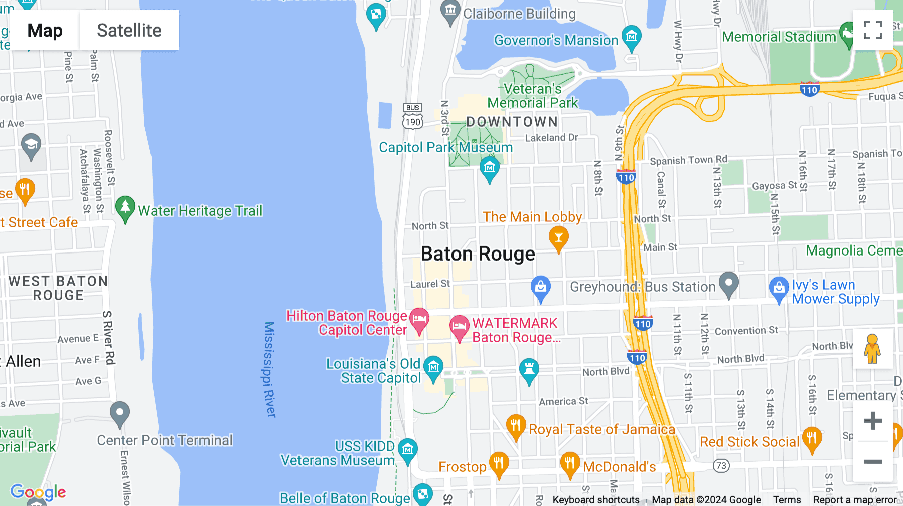 Click for interative map of 301 N. Main Street, Suite 2200, Baton Rouge, Louisiana , Baton Rouge