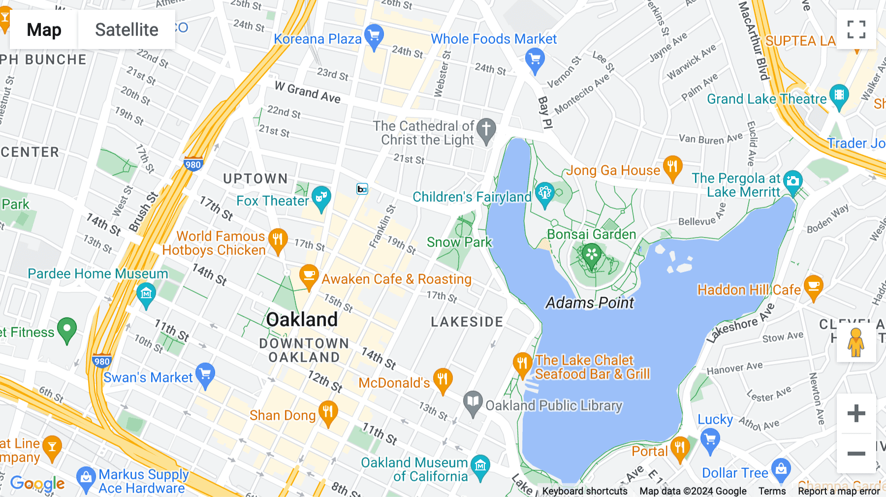Click for interative map of 1901 Harrison Street, Suite 1100, Oakland, California, Oakland