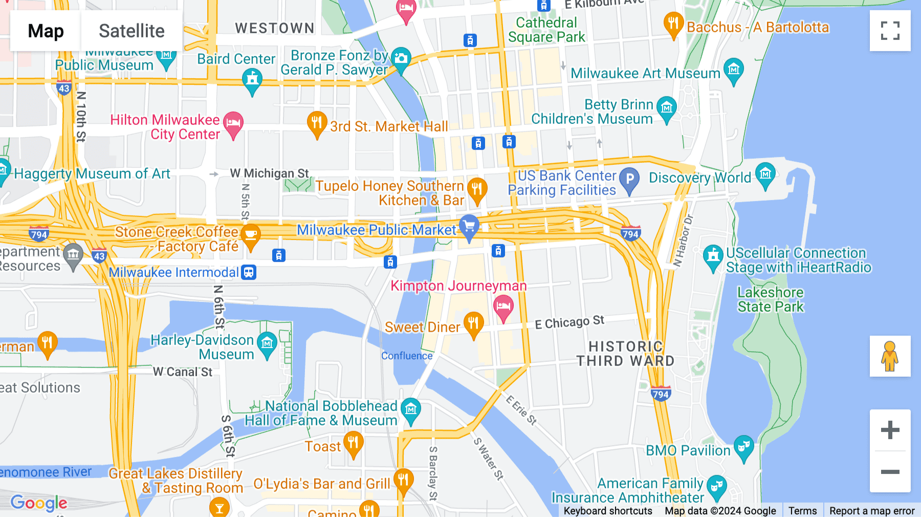 Click for interative map of 342 N. Water Street, Suite 600, Milwaukee, Wisconsin, Milwaukee