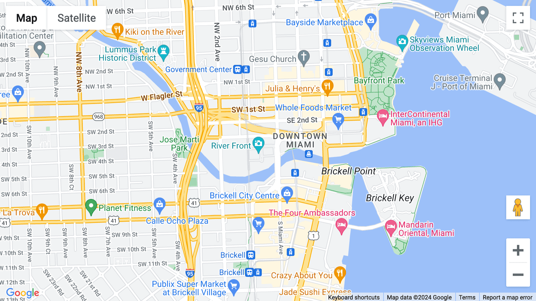 Click for interative map of 350 S. Miami Av, COM-A, Miami, Florida, Miami