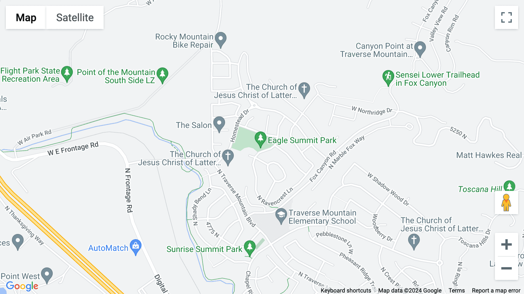 Click for interative map of 3450 North Triumph Boulevard, Suite 102, Lehi, Utah, Lehi