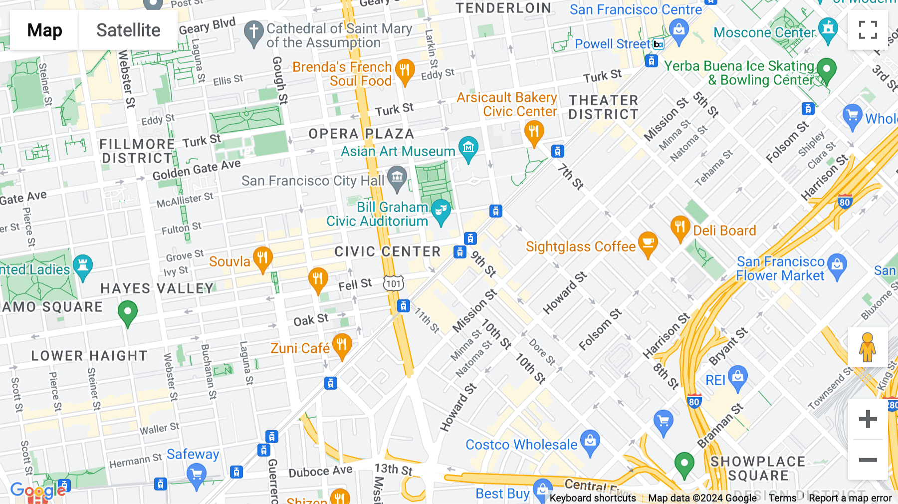 Click for interative map of 1390 Market Street, Suite 200, San Francisco, California, San Francisco
