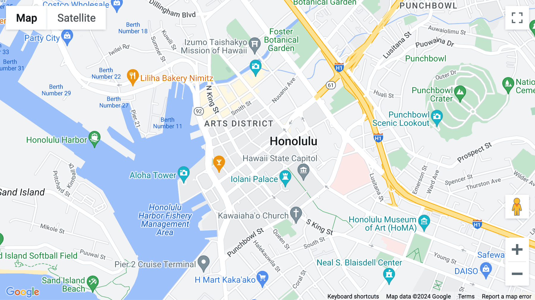 Click for interative map of (HON) 1003 Bishop Street, Suite 2700, Honolulu, Honolulu