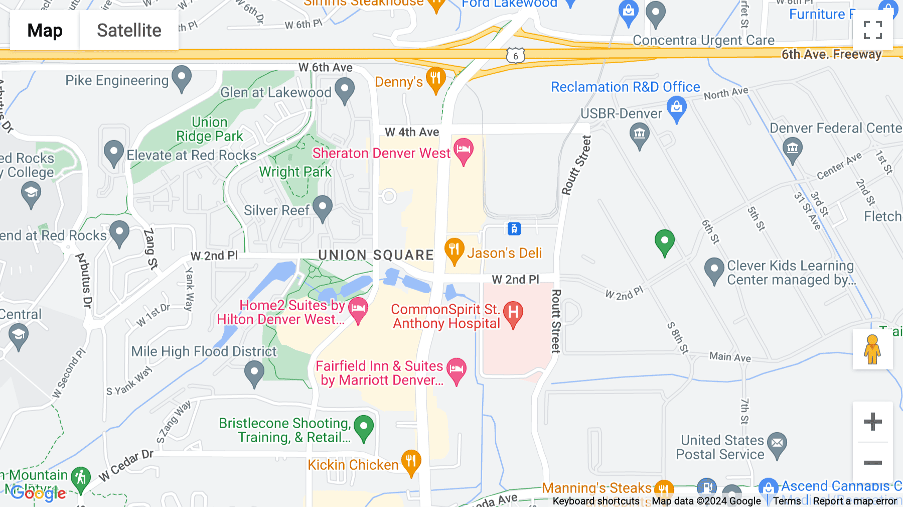 Click for interative map of 200 Union Blvd., Suite 200, Lakewood, CO, Colorado, Lakewood