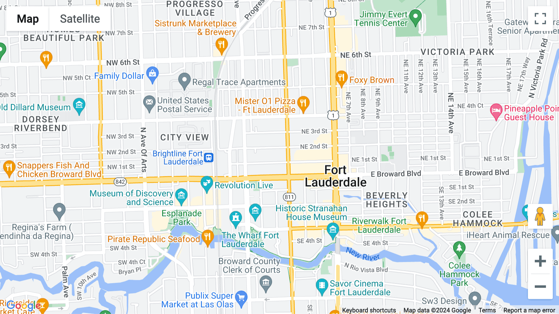 Click for interative map of 101 NE 3rd Ave. Ste. 1500, Fort Lauderdale, Florida, USA, Fort Lauderdale