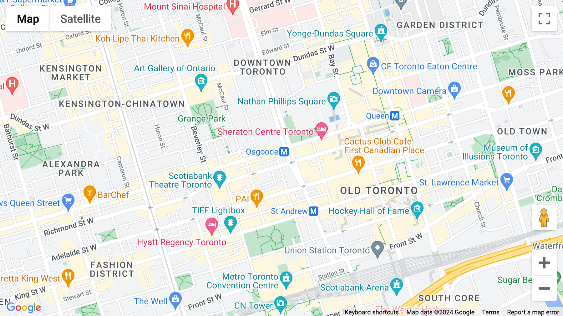 Click for interative map of 250 University Avenue, Toronto, Ontario, Canada, Toronto