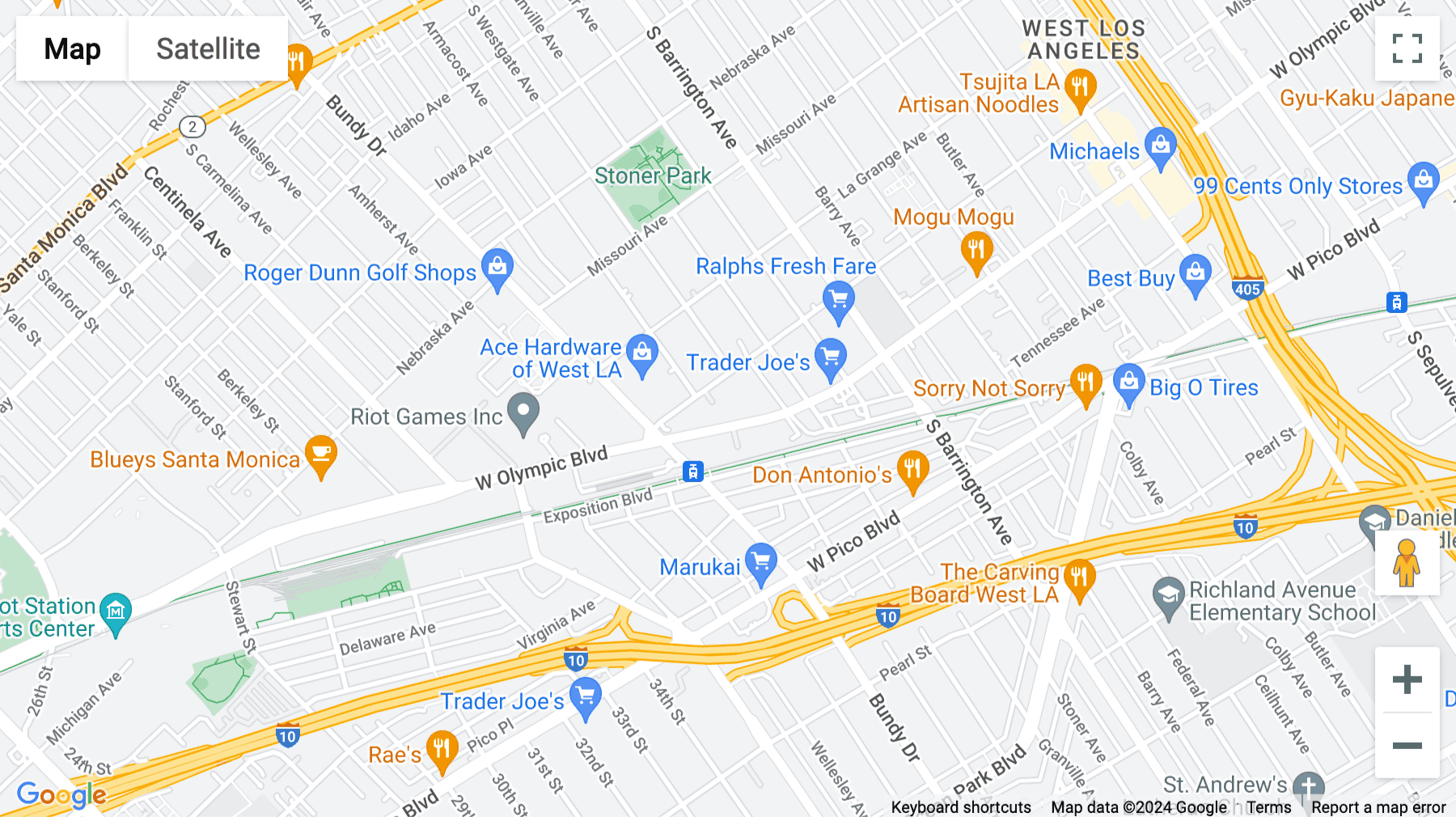 Click for interative map of 11835 West Olympic Blvd., Los Angeles, California, USA, Los Angeles