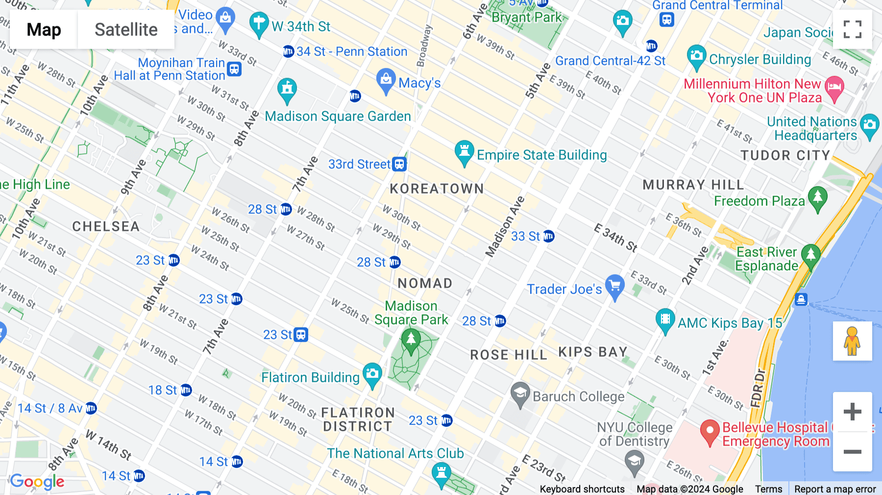 Click for interative map of 276 5th Avenue Suite 704, New York