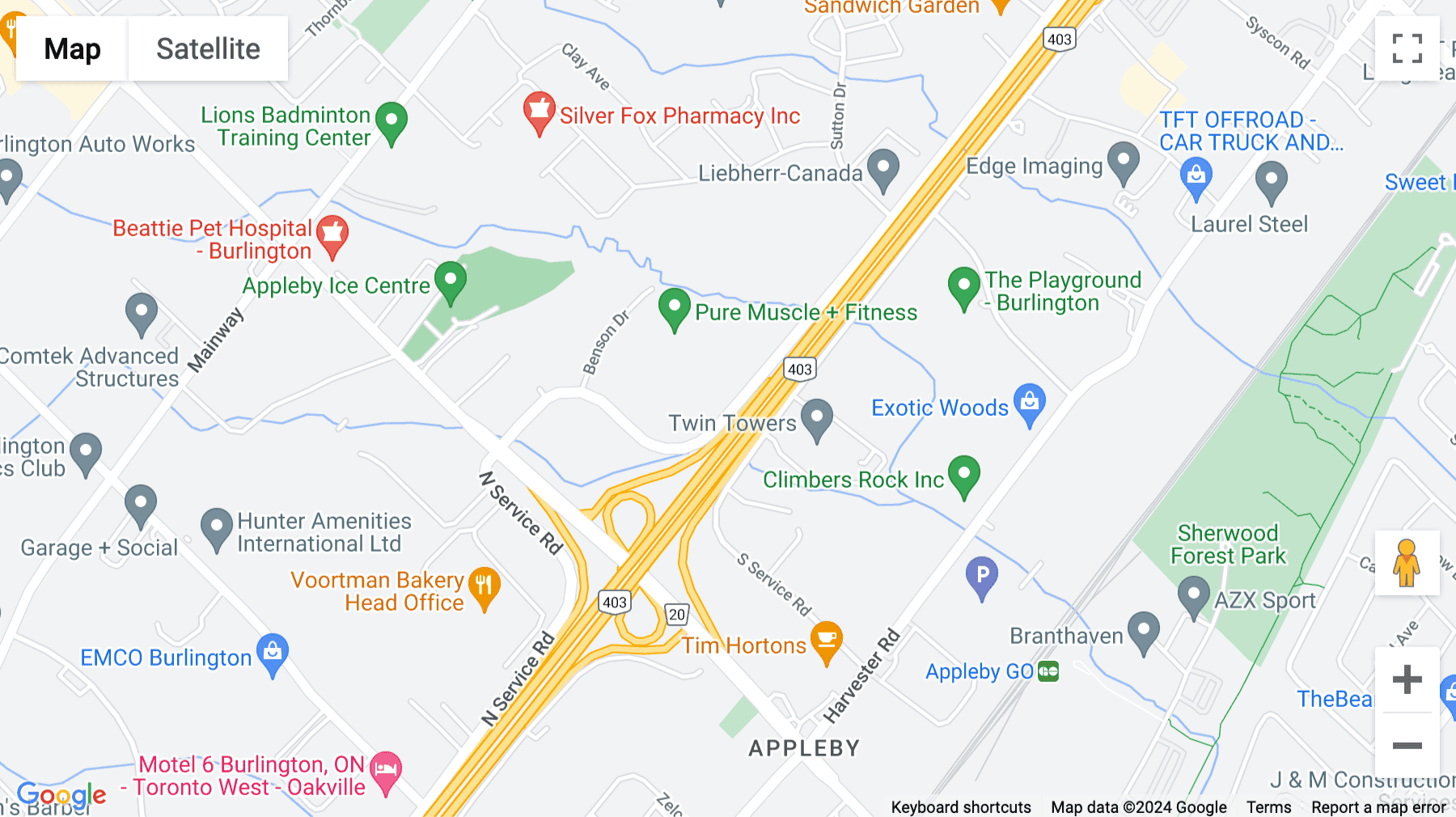 Click for interative map of 5063 North Service Road, Suite 200, Burlington