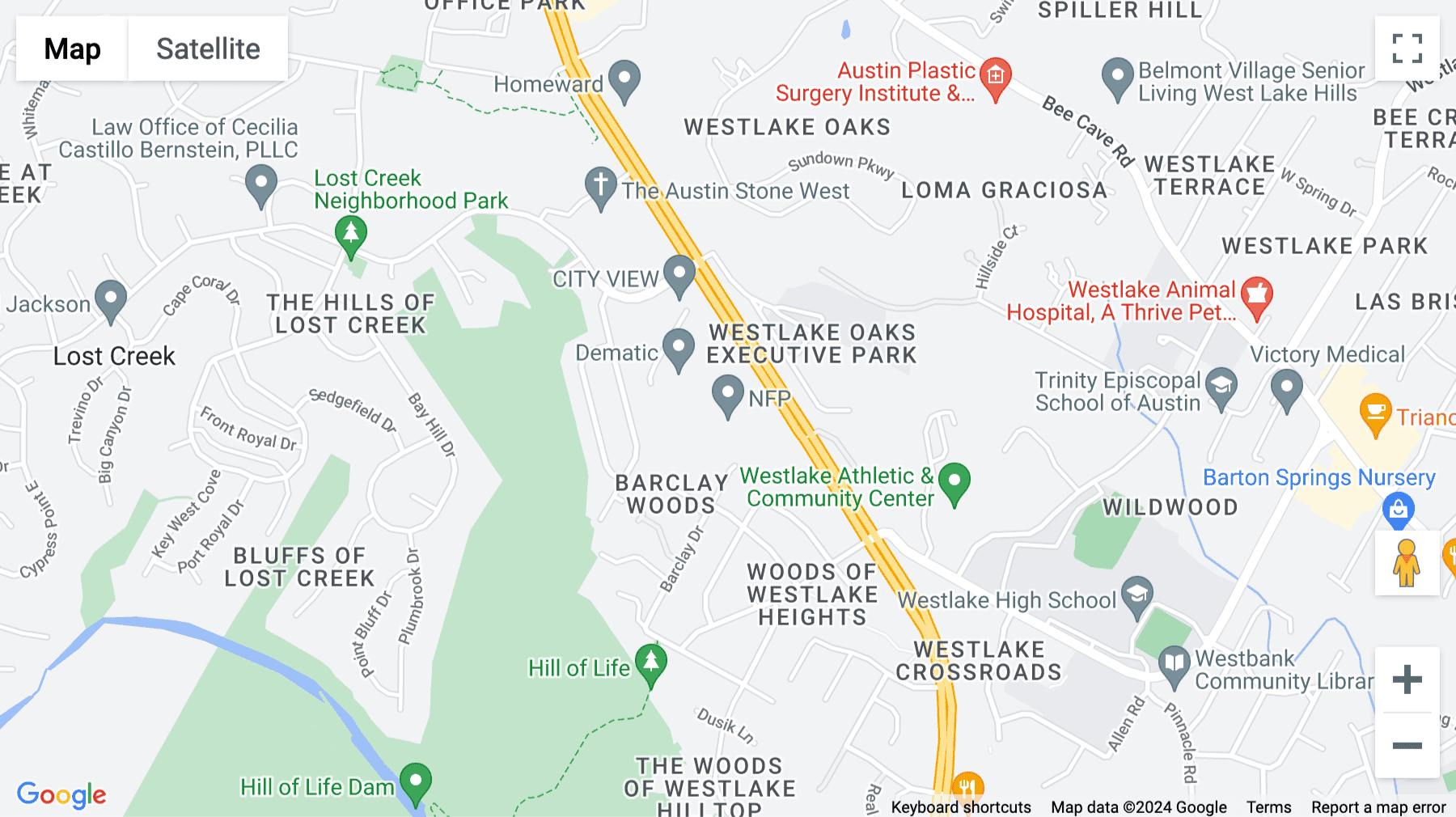 Click for interative map of 1250 Capital of Texas Highway South, Building 3, Suite 400, Westlake, Austin