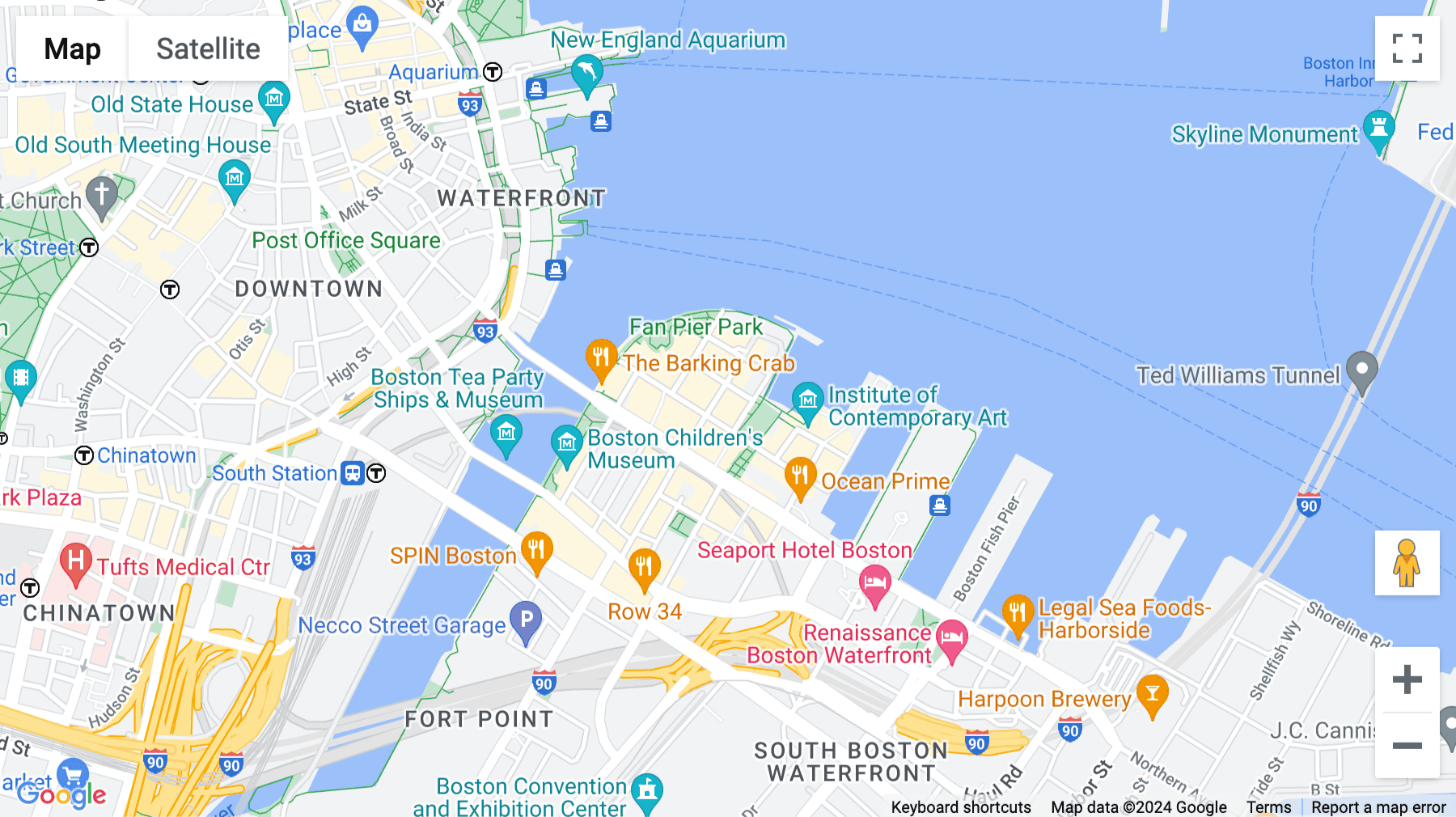 Click for interative map of 1 Marina Park Drive, 1410, Boston