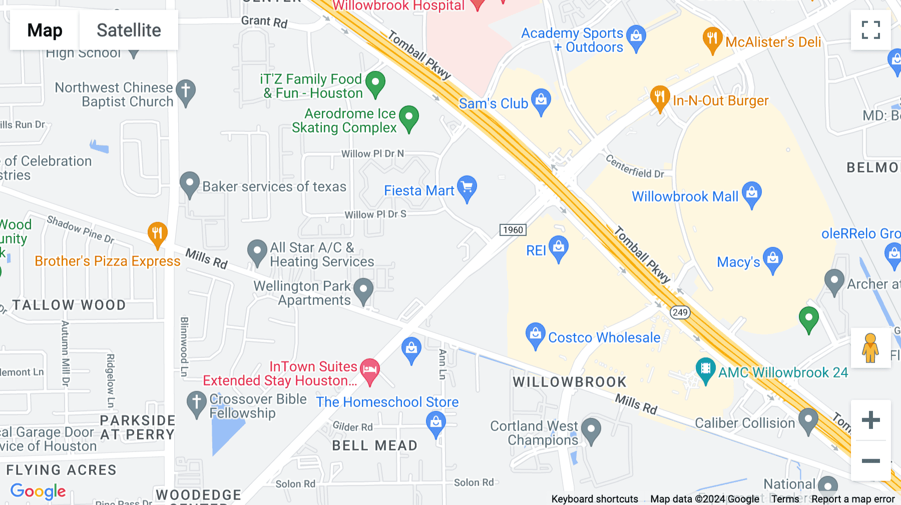 Click for interative map of 8300 FM 1960 West, Suite 450, Willowbrook Business Centre, Houston