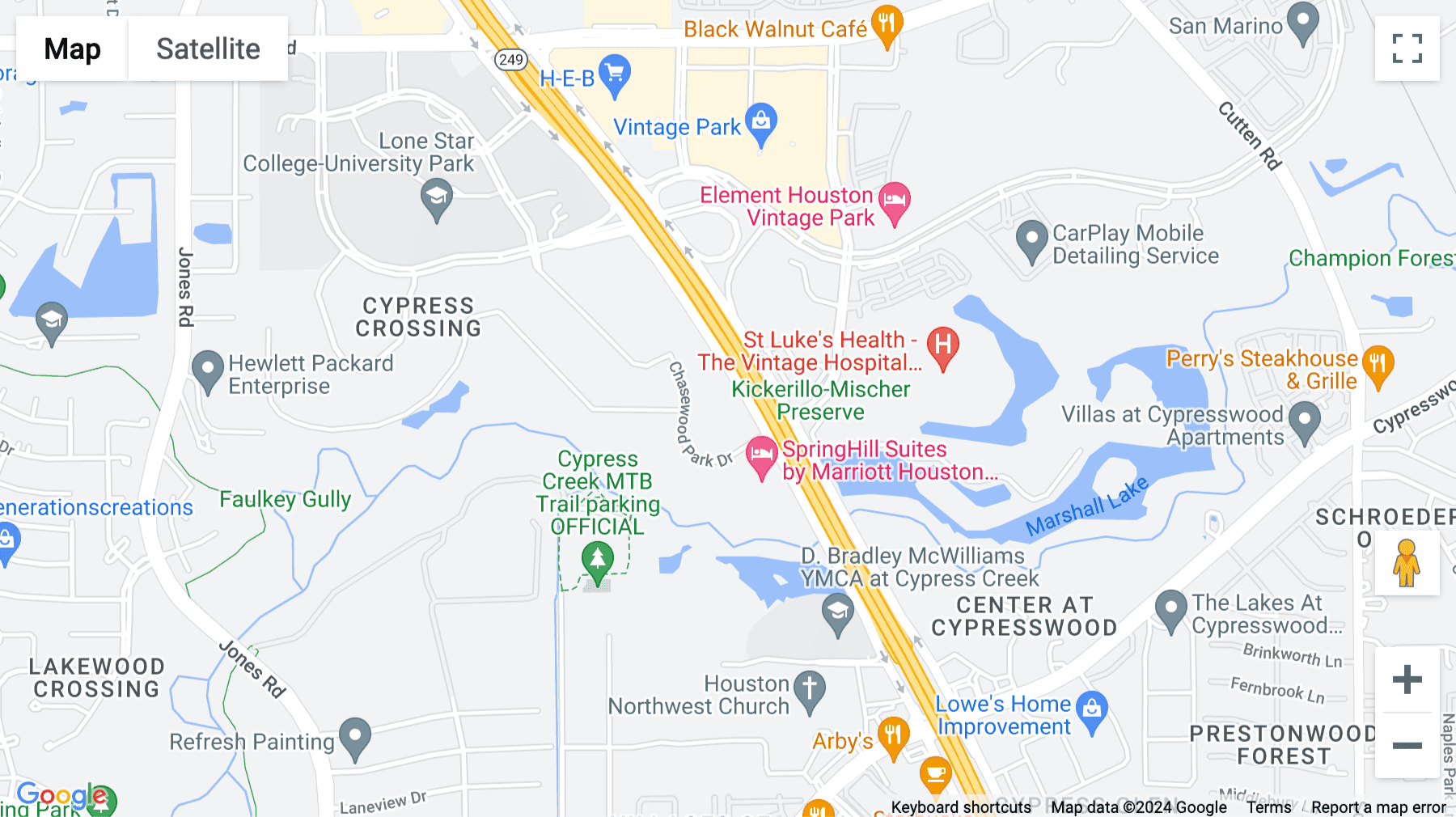 Click for interative map of 20333 State Highway 249, Suite 200, Chasewood center, Houston