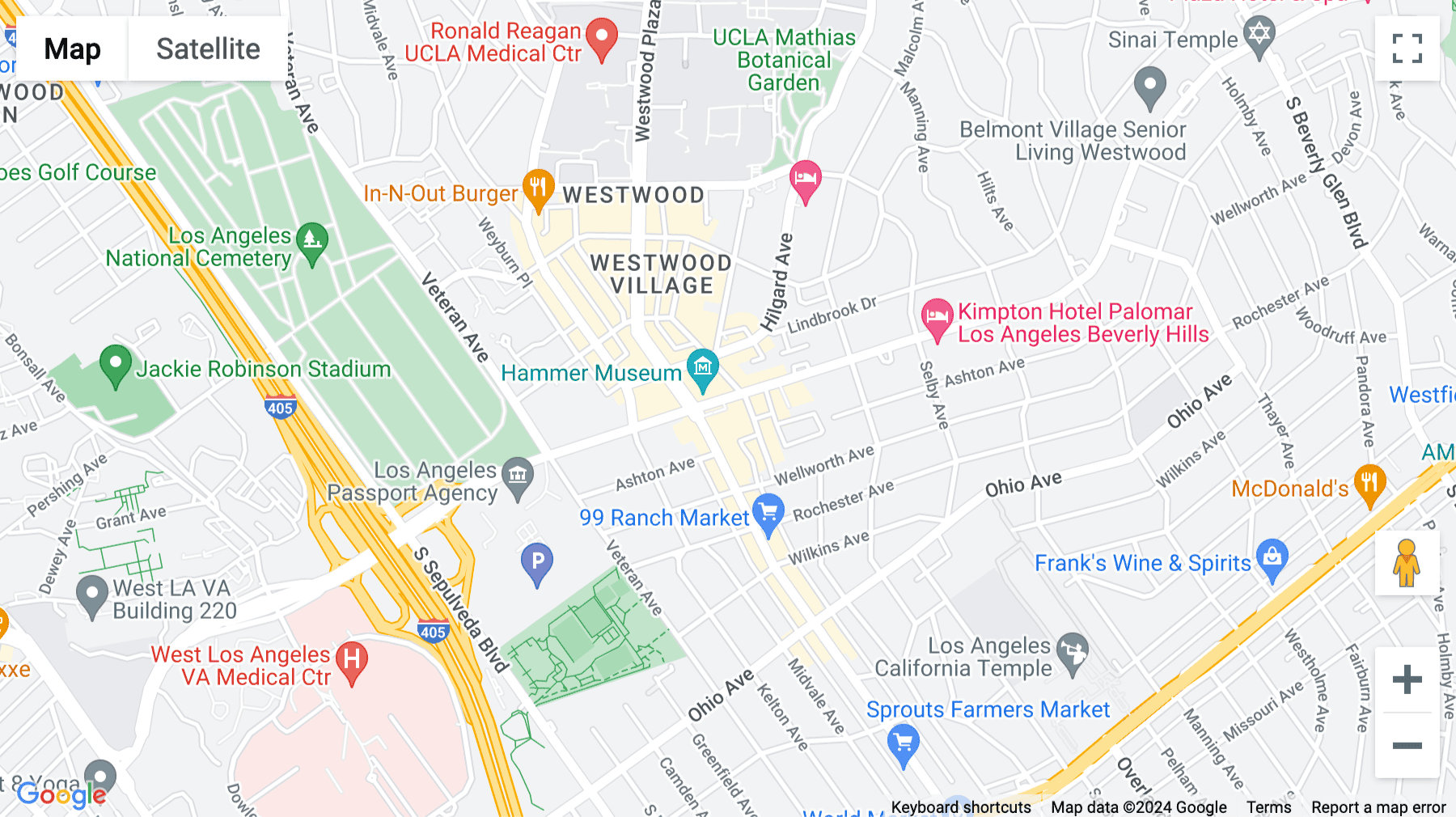 Click for interative map of 10880 Wilshire Blvd, Suite 1101, Oppenheimer Tower Centre, Los Angeles
