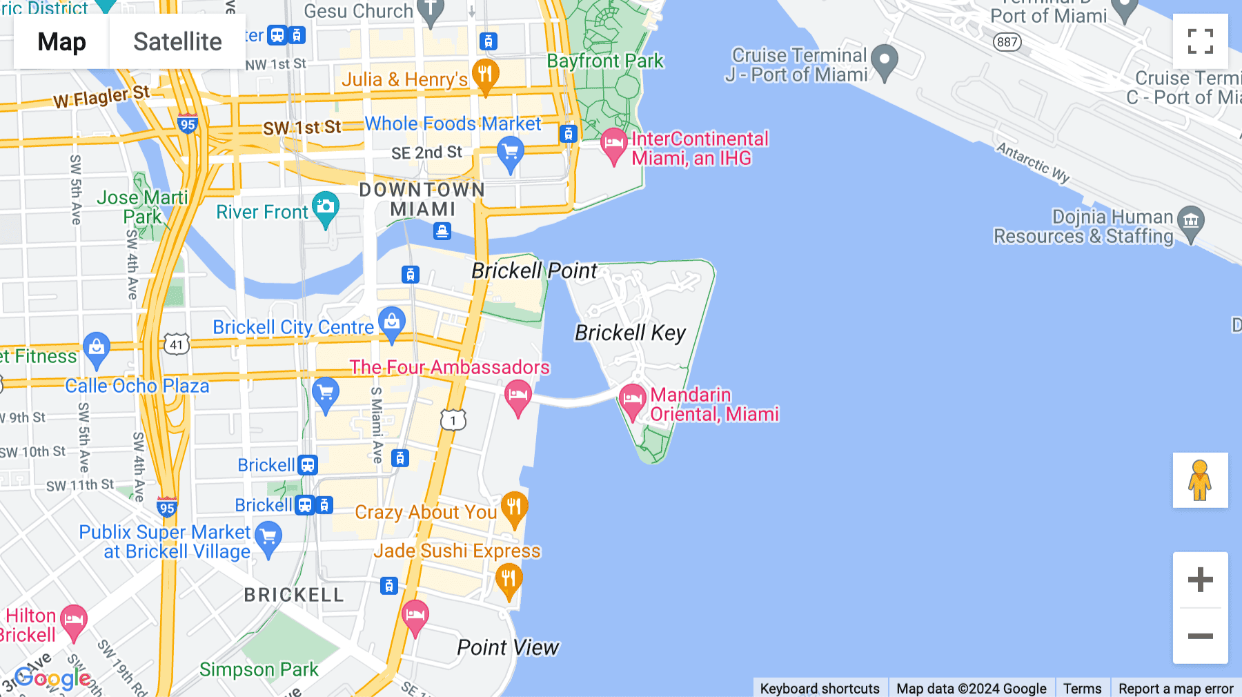 Click for interative map of 601 Brickell Key Drive, Suite 700, Miami