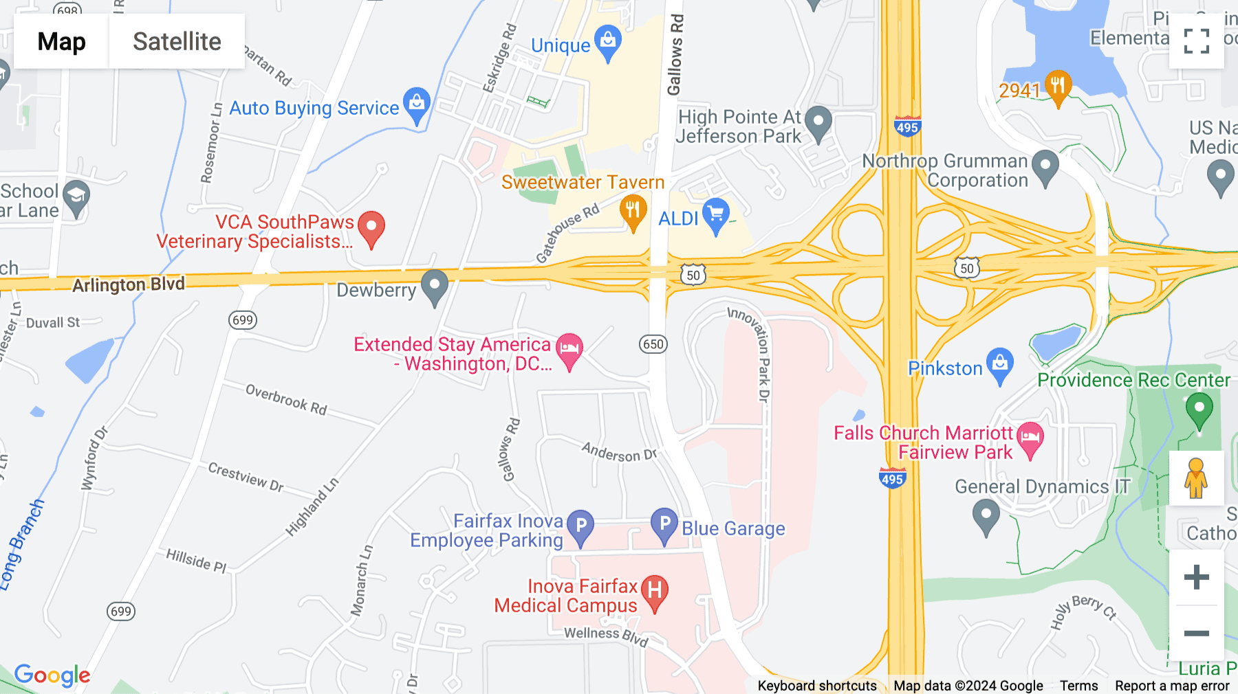 Click for interative map of 8280 Willow Oaks Corporate Dr, 600, Willow Oaks II Business Centre, Fairfax