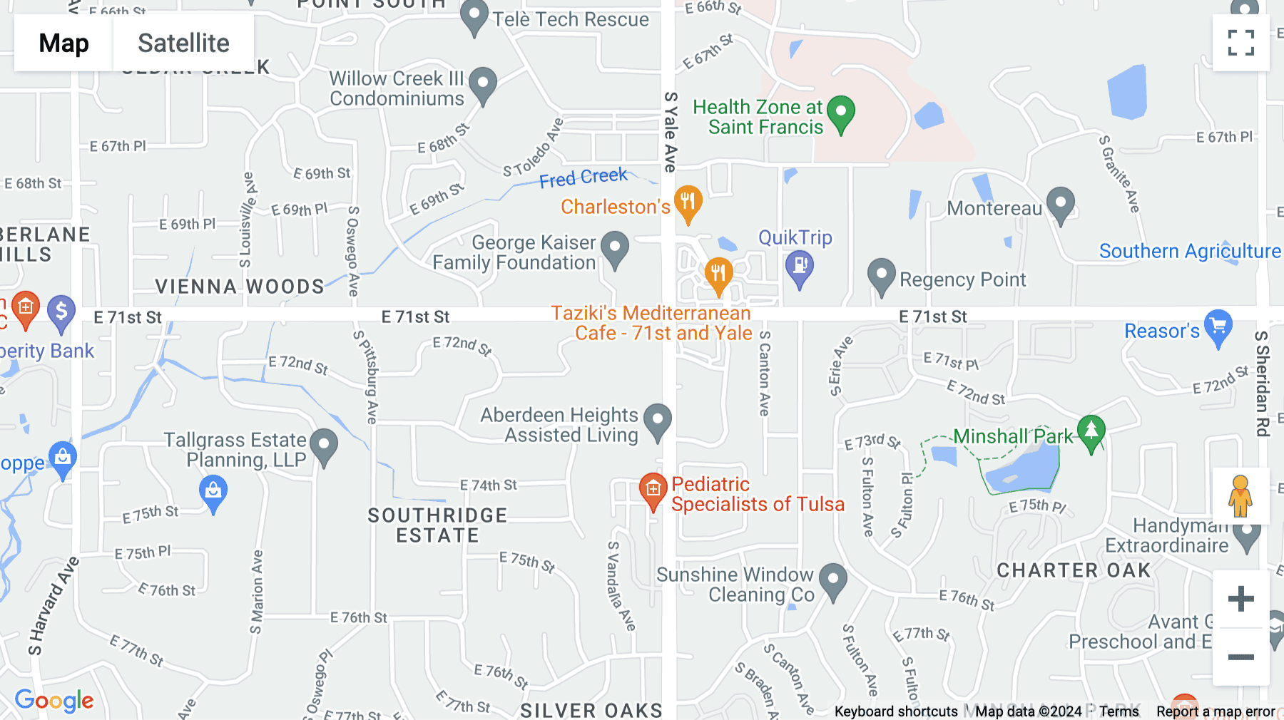 Click for interative map of 7136 S. Yale Avenue, Suite 300, Executive Tower Centre, Tulsa