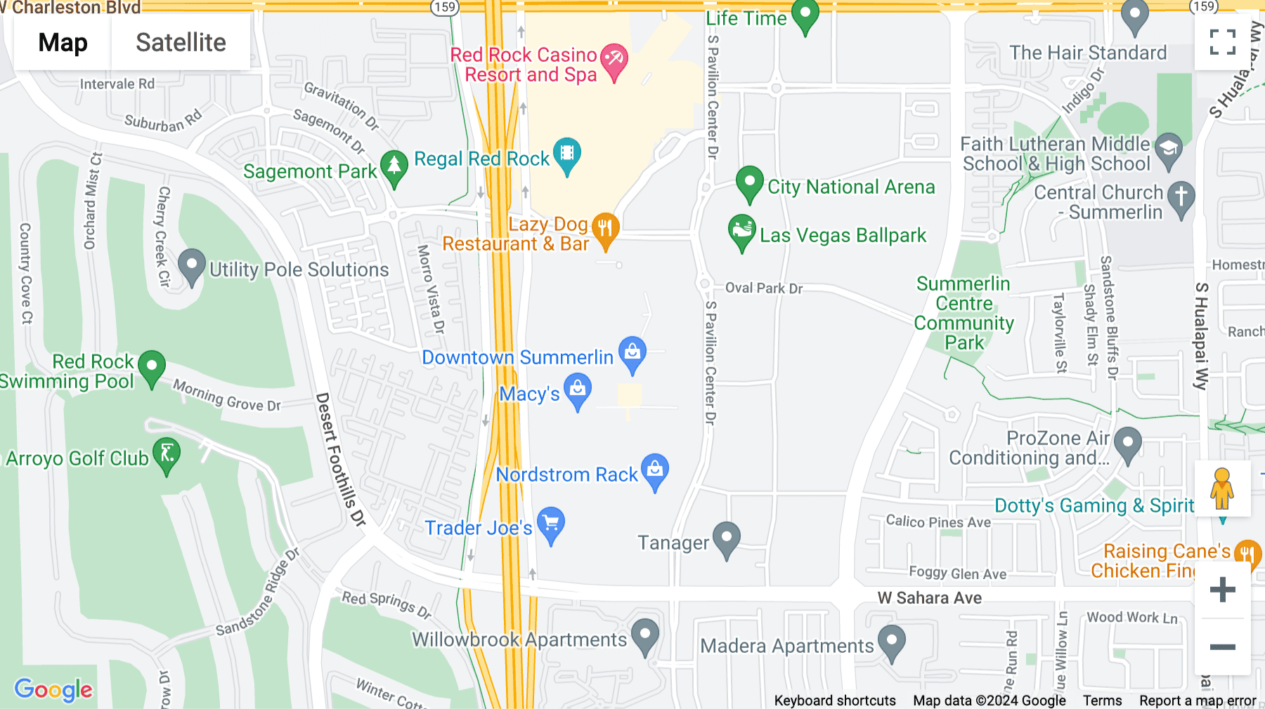 Click for interative map of 1980 Festival Plaza Drive, Suite 300, Downtown Summerlin, Las Vegas