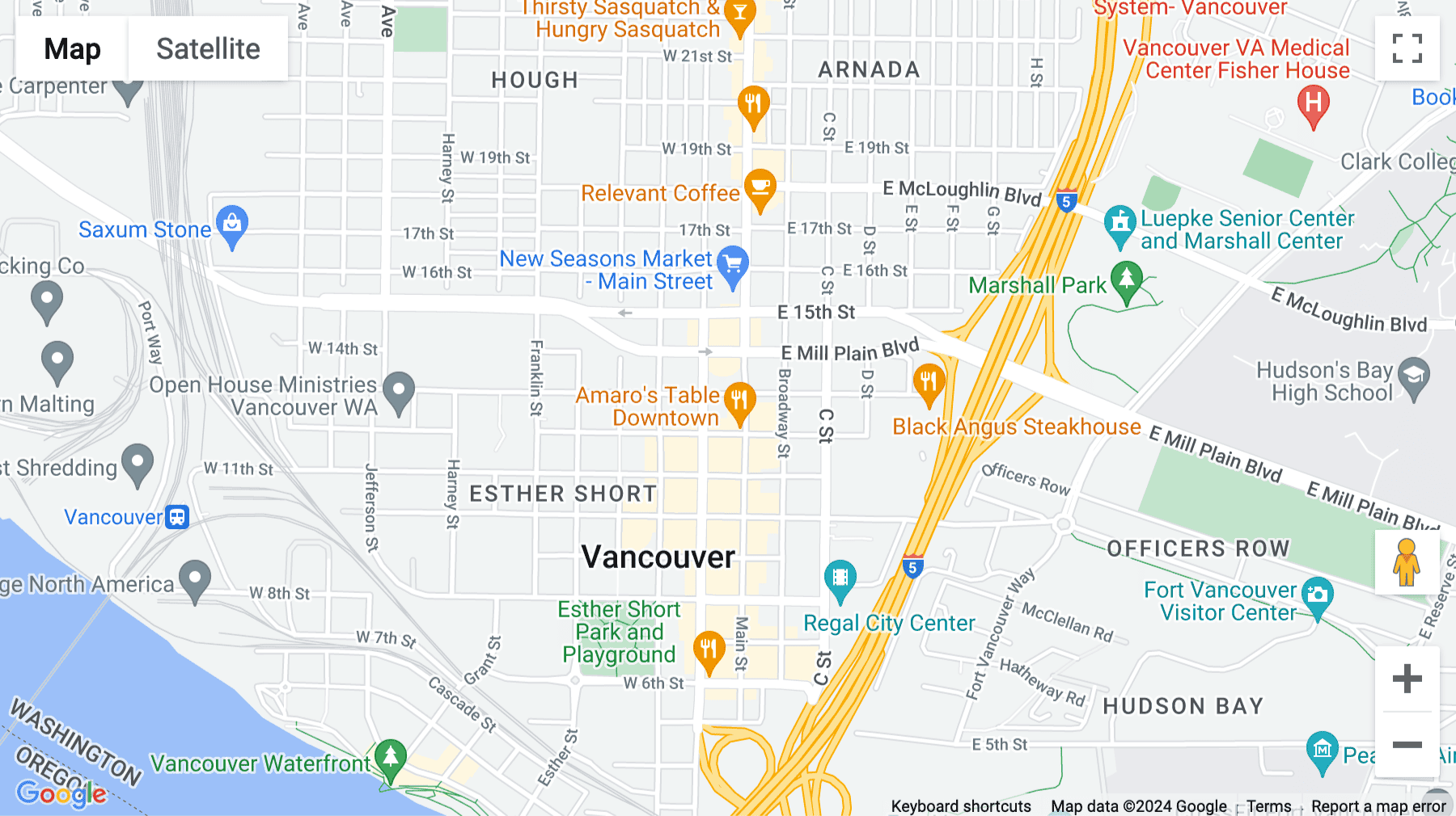 Click for interative map of 1220 Main Street, Suite 400, Vancouver (Washington)