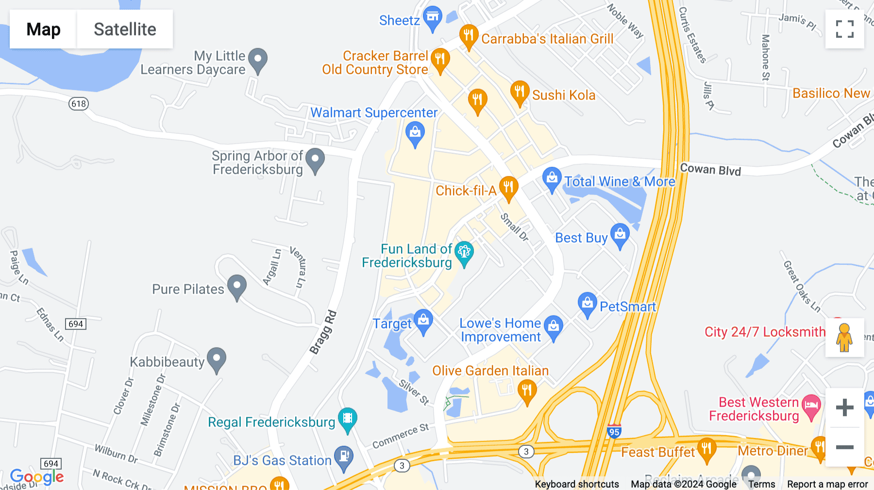 Click for interative map of 1320 Central Park Boulevard., Suite 200, Central Park Corporate Centre, Fredericksburg