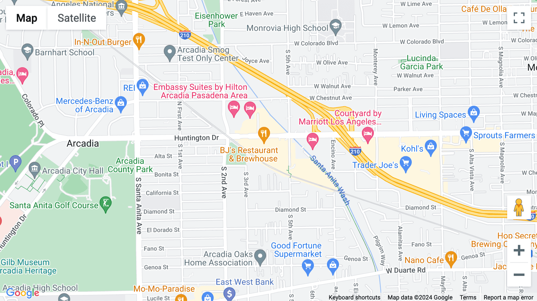 Click for interative map of 440. Huntington Drive, Suite 300, Arcadia