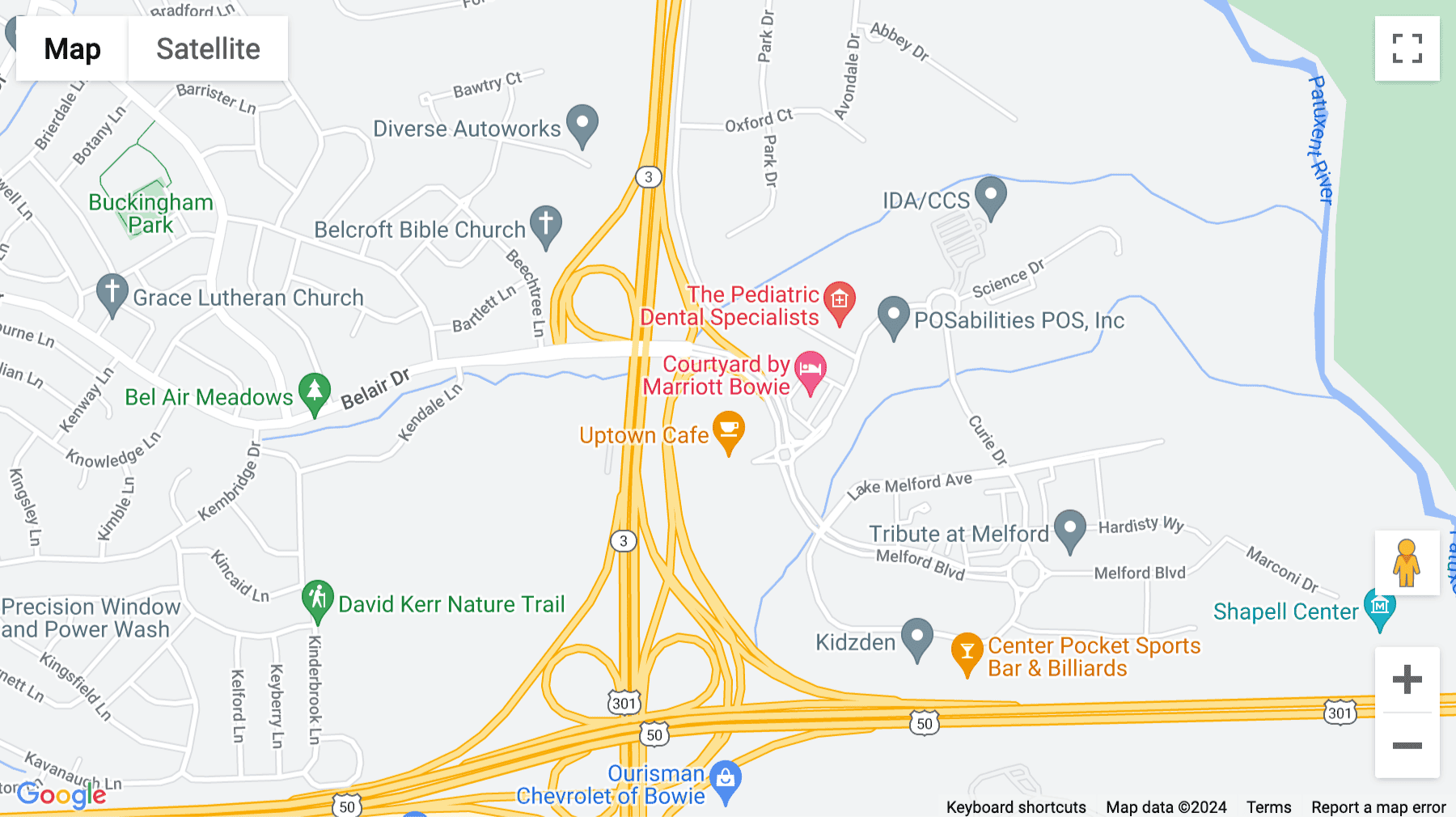 Click for interative map of 16701 Melford Boulevard, 400, Melford Plaza Business Centre, Bowie