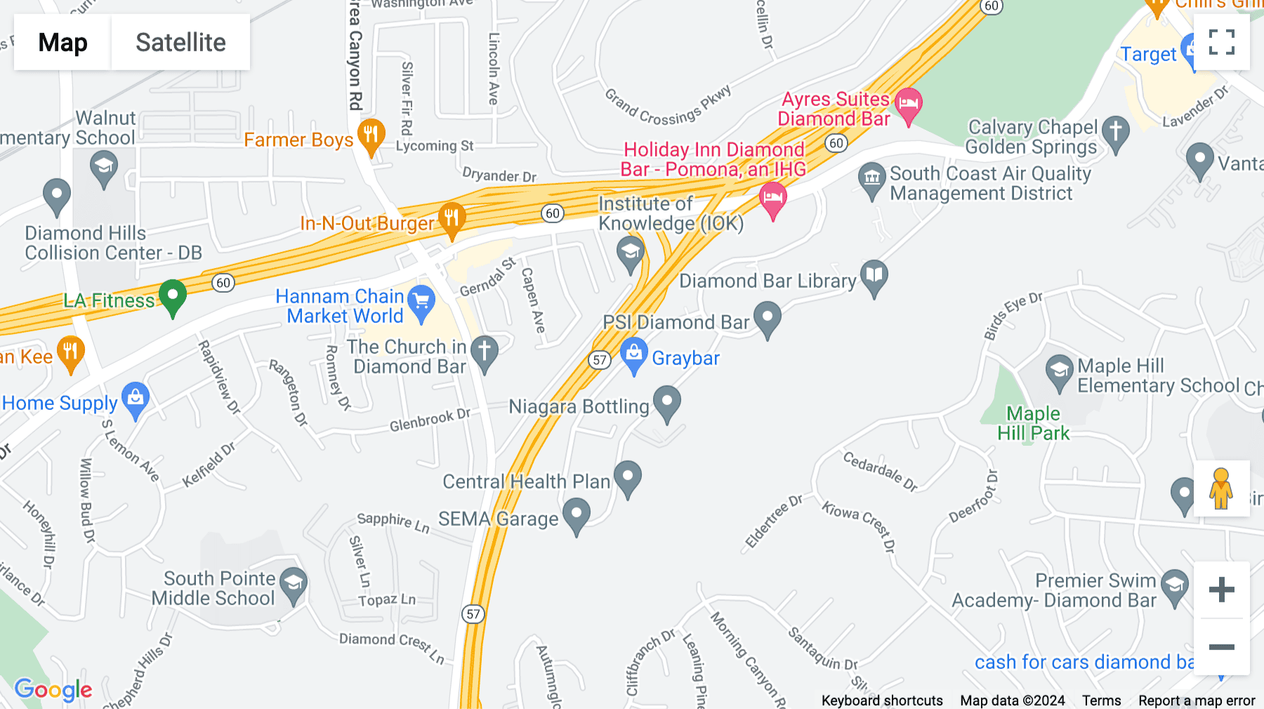 Click for interative map of 1370 Valley Vista Drive, Suite 200, Gateway Centre, Diamond Bar