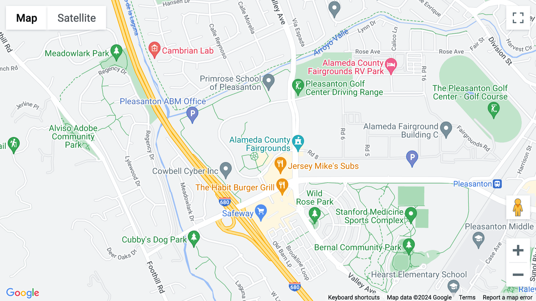 Click for interative map of Bernal Corporate Park, 6701 Koll Center Parkway, 2nd Floor, Suite 250, Pleasanton