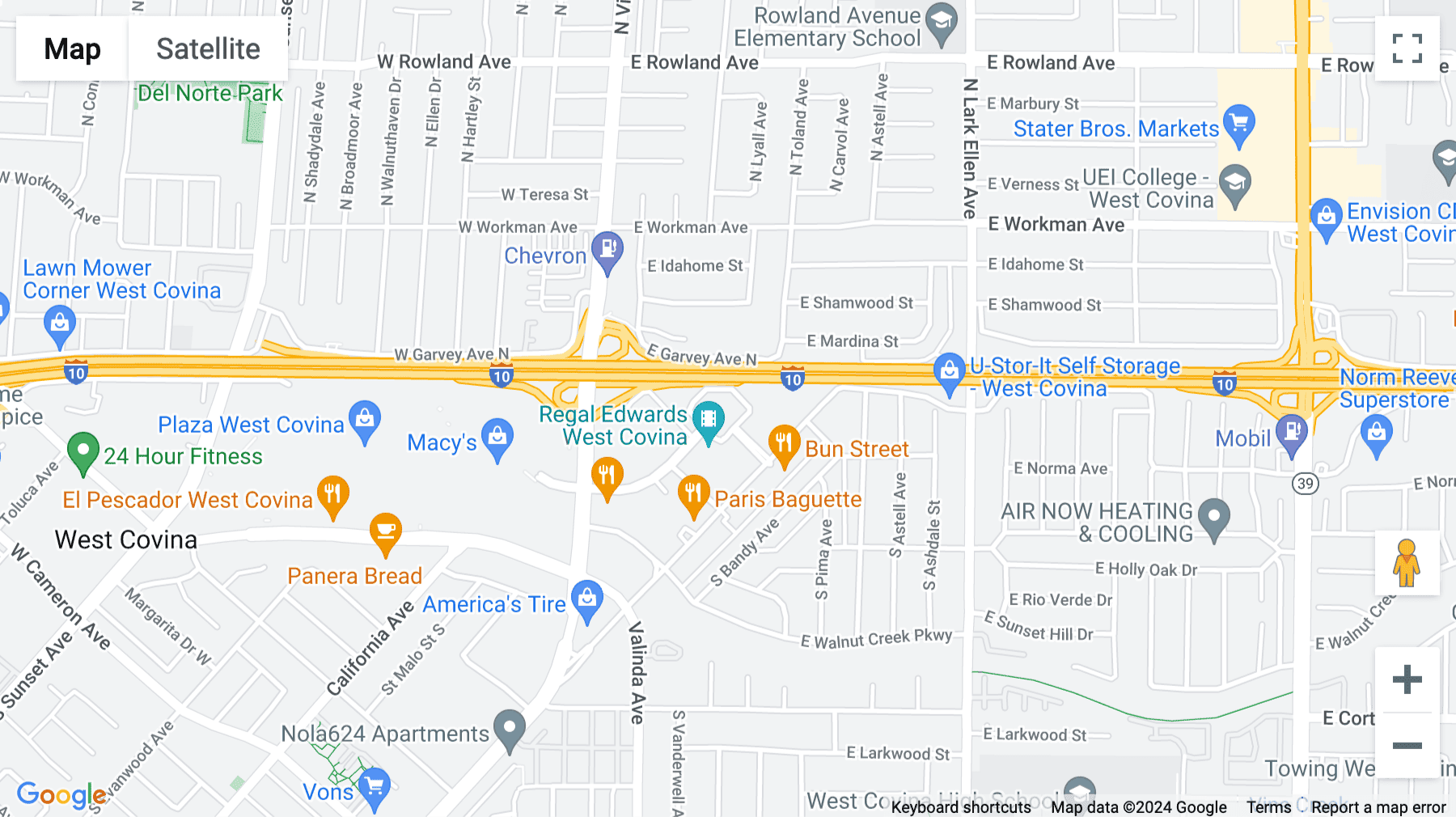 Click for interative map of 1050 West Lakes Drive, Suite 225 & 250, California, West Covina, West Covina, West Covina