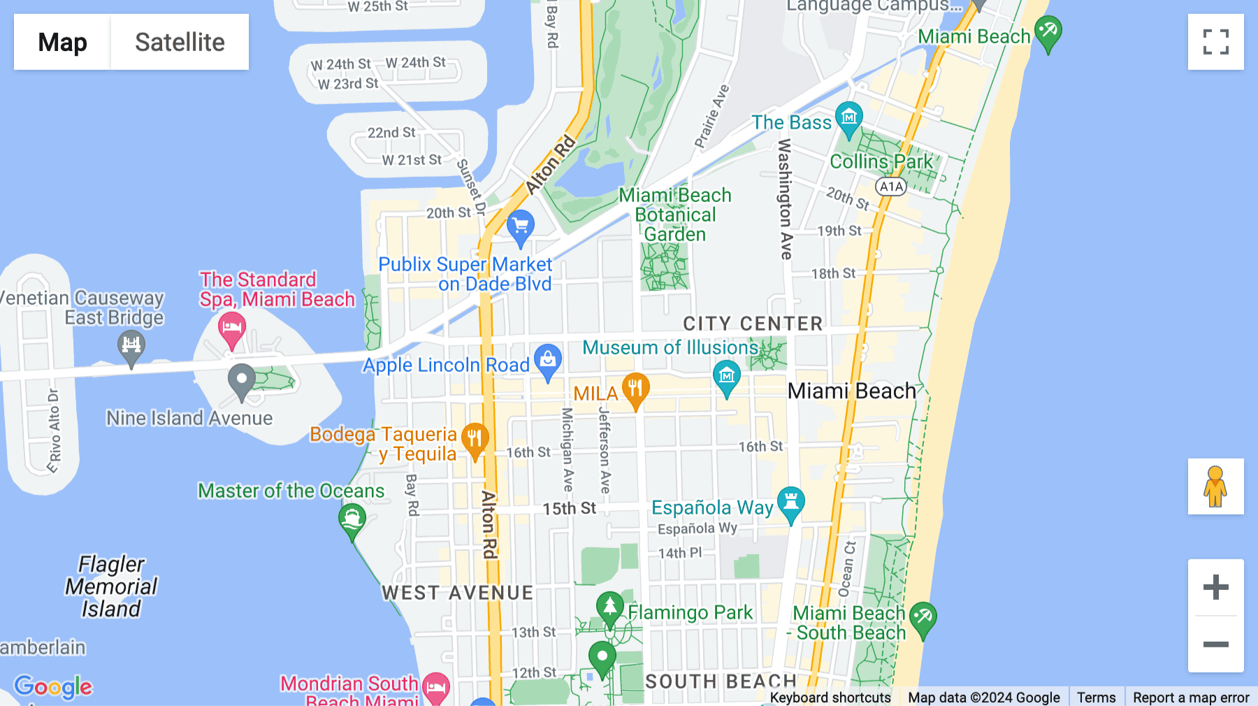 Click for interative map of 1688 Meridian Avenue, Meridian Centre, Suite 600 & 700, Florida, Miami Beach, Miami