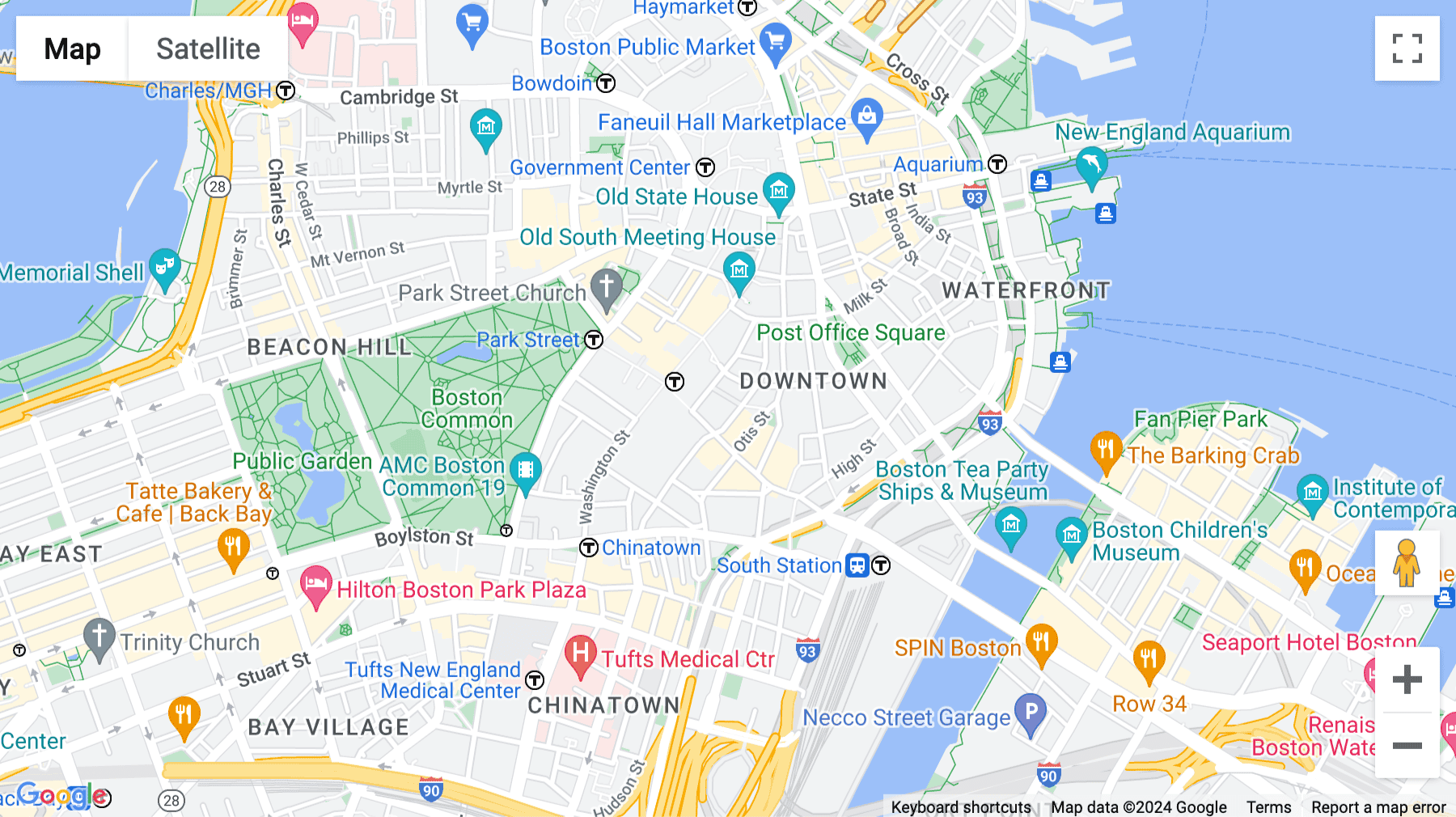 Click for interative map of 101 Arch Street, 8th Floor, Boston