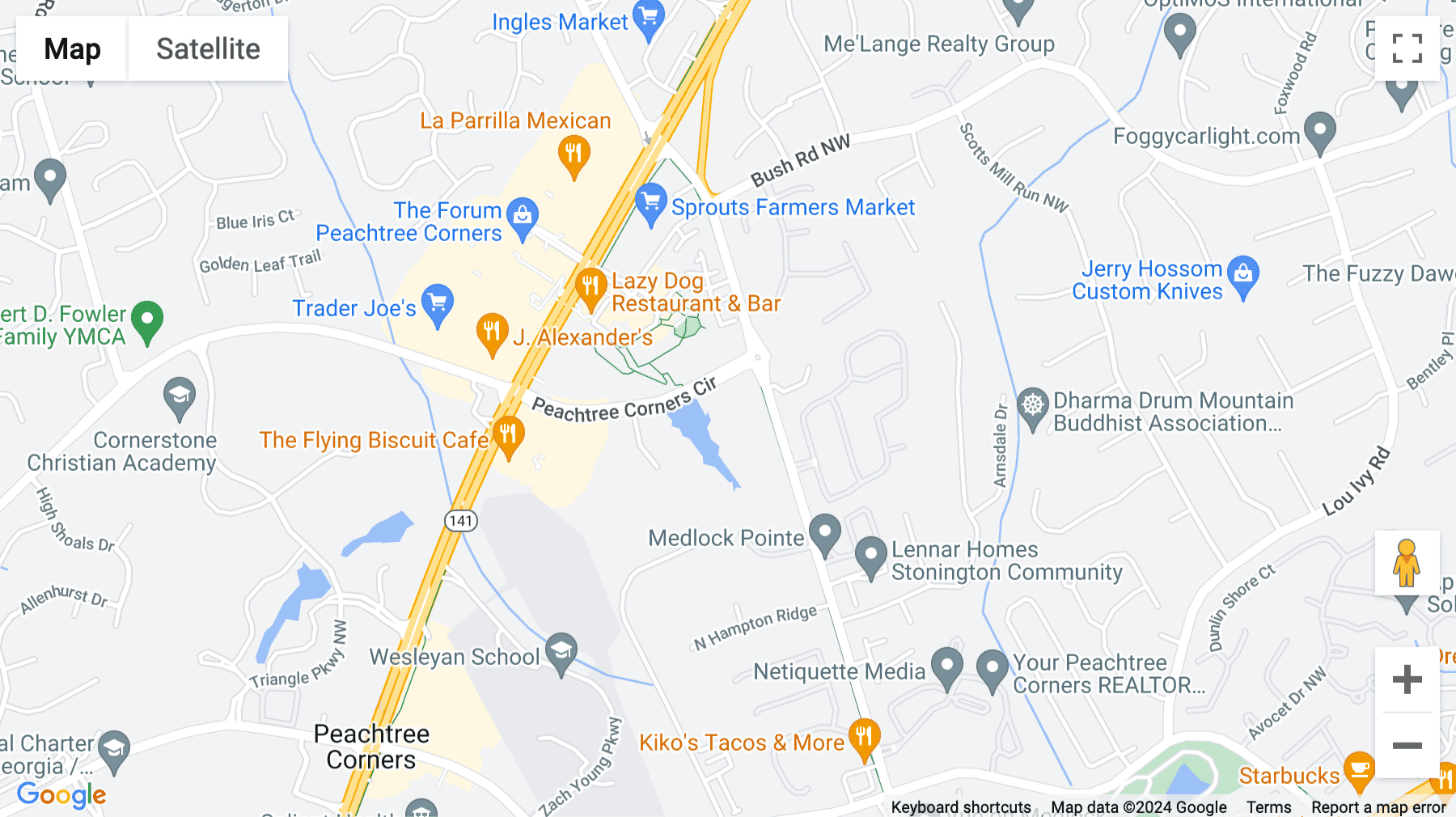 Click for interative map of 5051 Peachtree Corner, Suite 200, Norcross