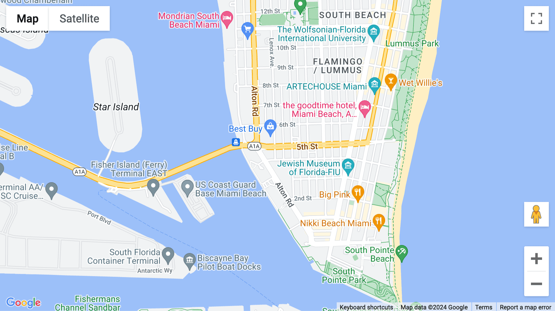 Click for interative map of 429 Lenox Avenue, Miami