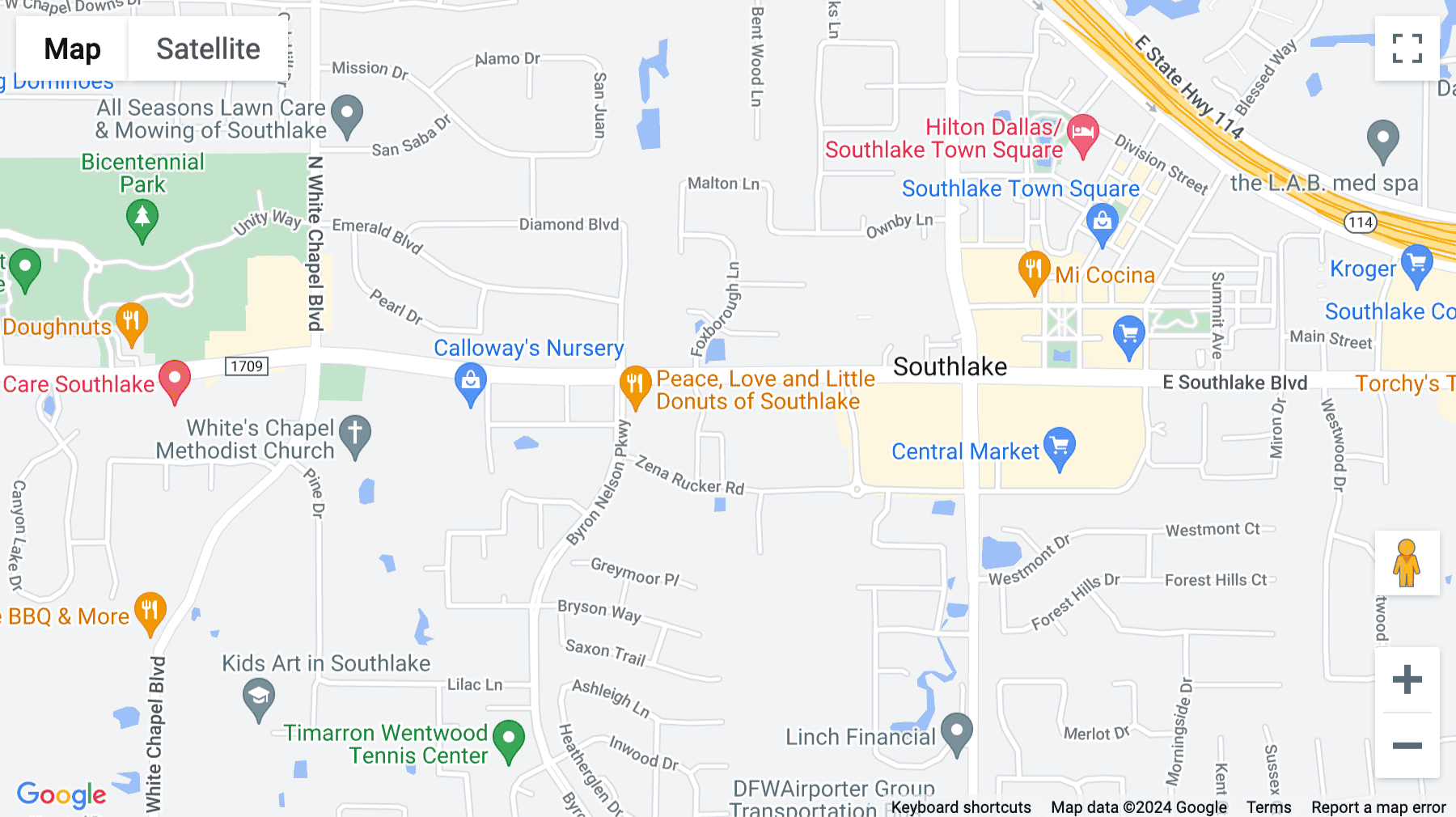 Click for interative map of 771 E Southlake Blvd., Southlake