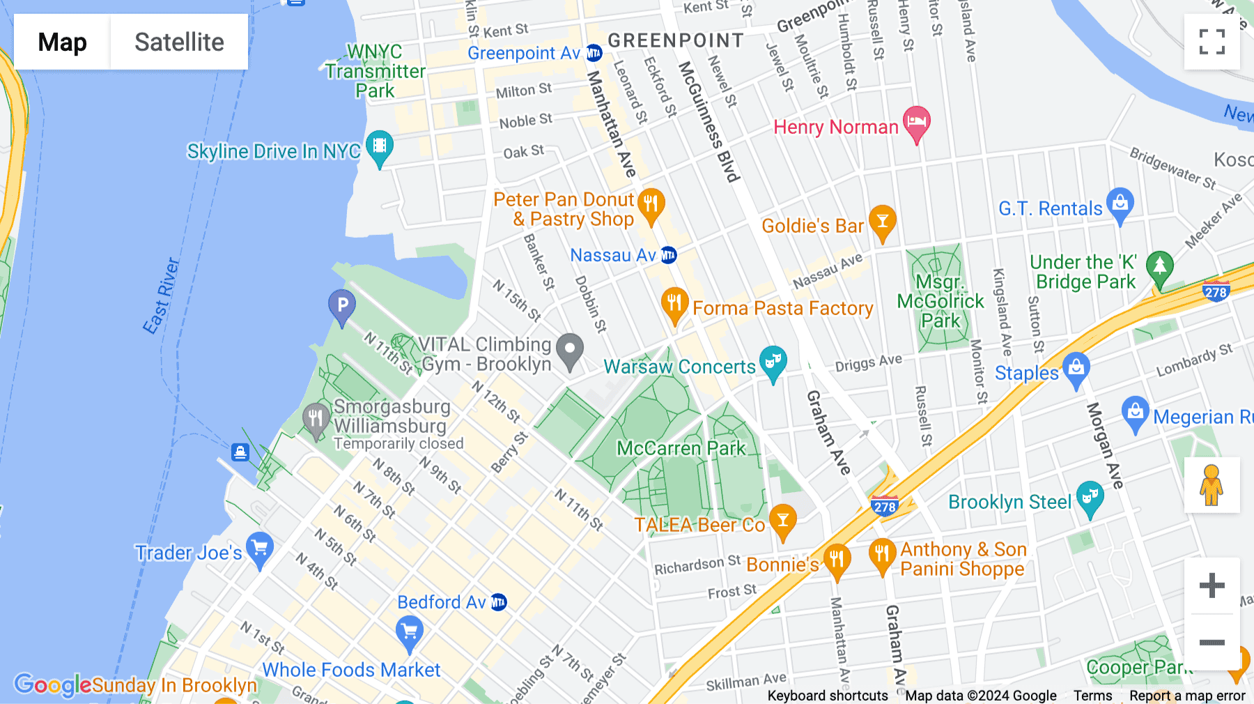 Click for interative map of 33 Nassau Avenue, 2nd floor, Brooklyn