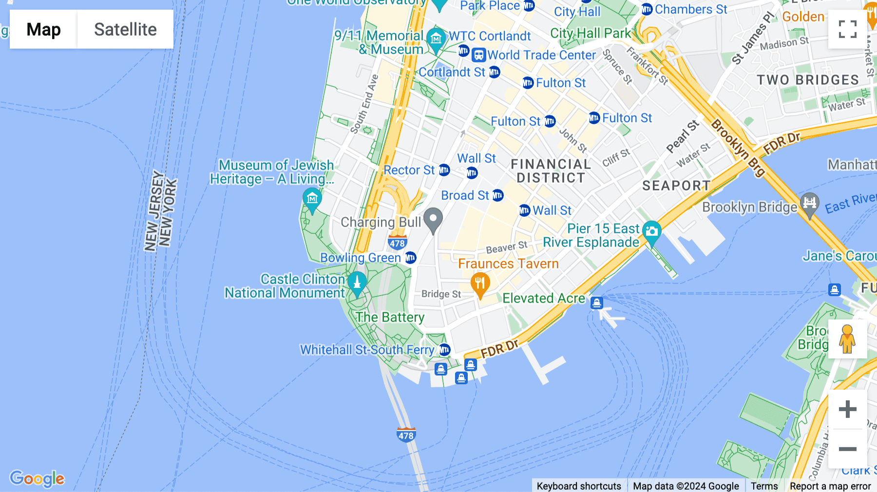 Click for interative map of 26 Broadway, 8th Floor, New York