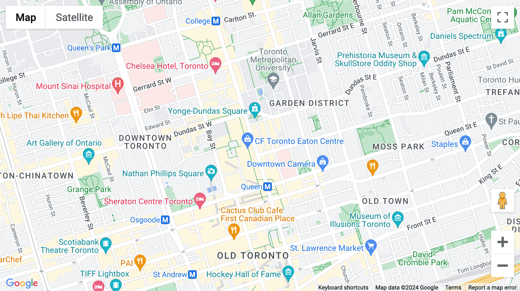 Click for interative map of 29 Yonge Street, Suite 400, Yonge & Shuter Business Centre, Toronto