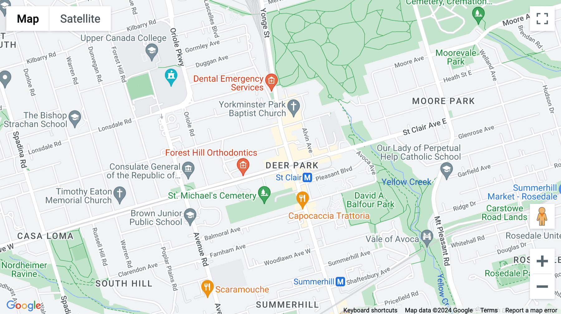 Click for interative map of 2 St. Clair Avenue West, 18th Floor, Yonge & St. Clair, Toronto