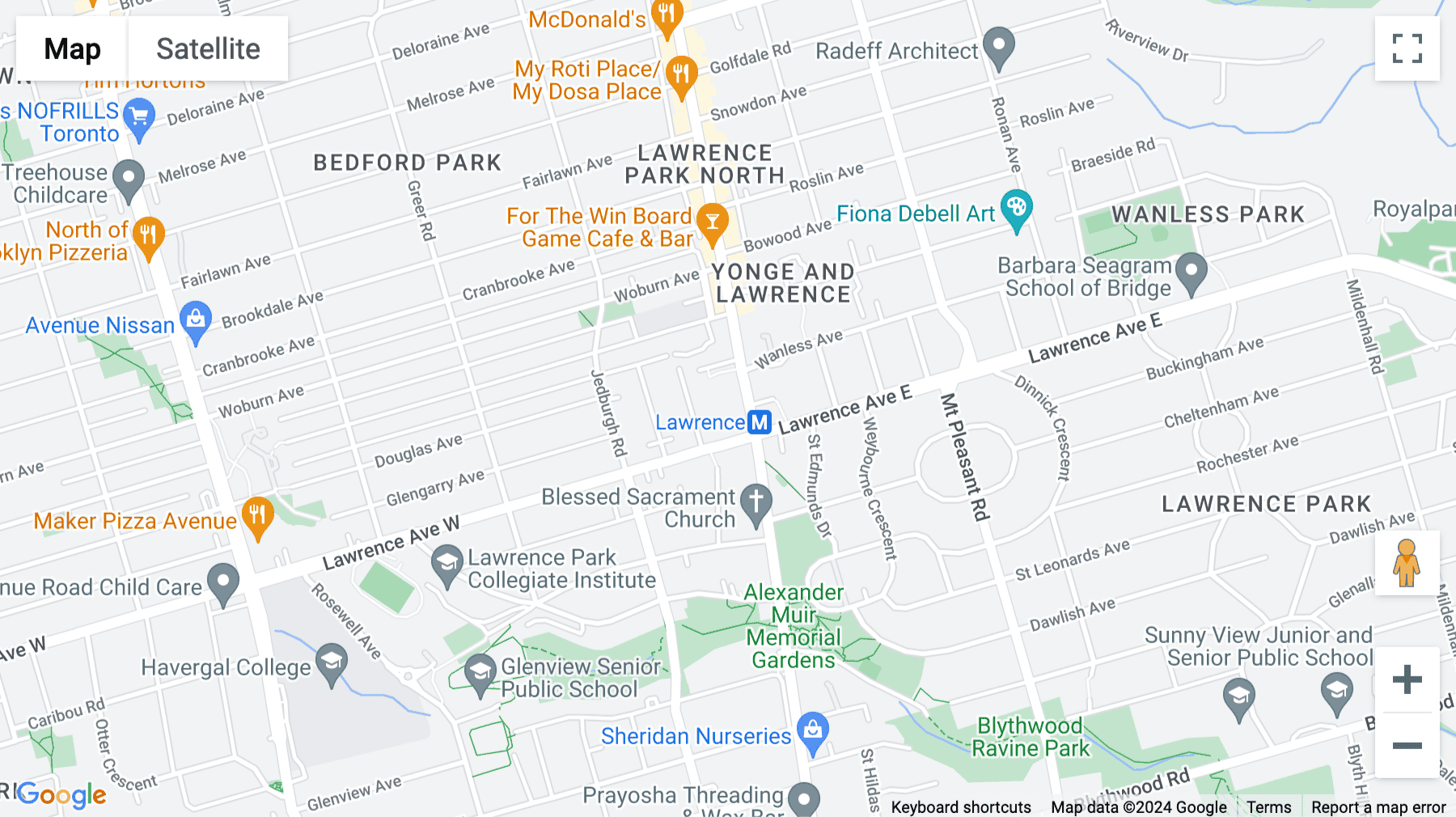 Click for interative map of 3080 Yonge Street, Suite 6060, Yonge & Lawrence business center, Toronto
