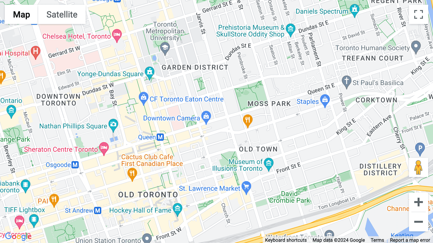 Click for interative map of 111 Queen Street East, 4th Floor, Queen & Richmond Centre, Toronto