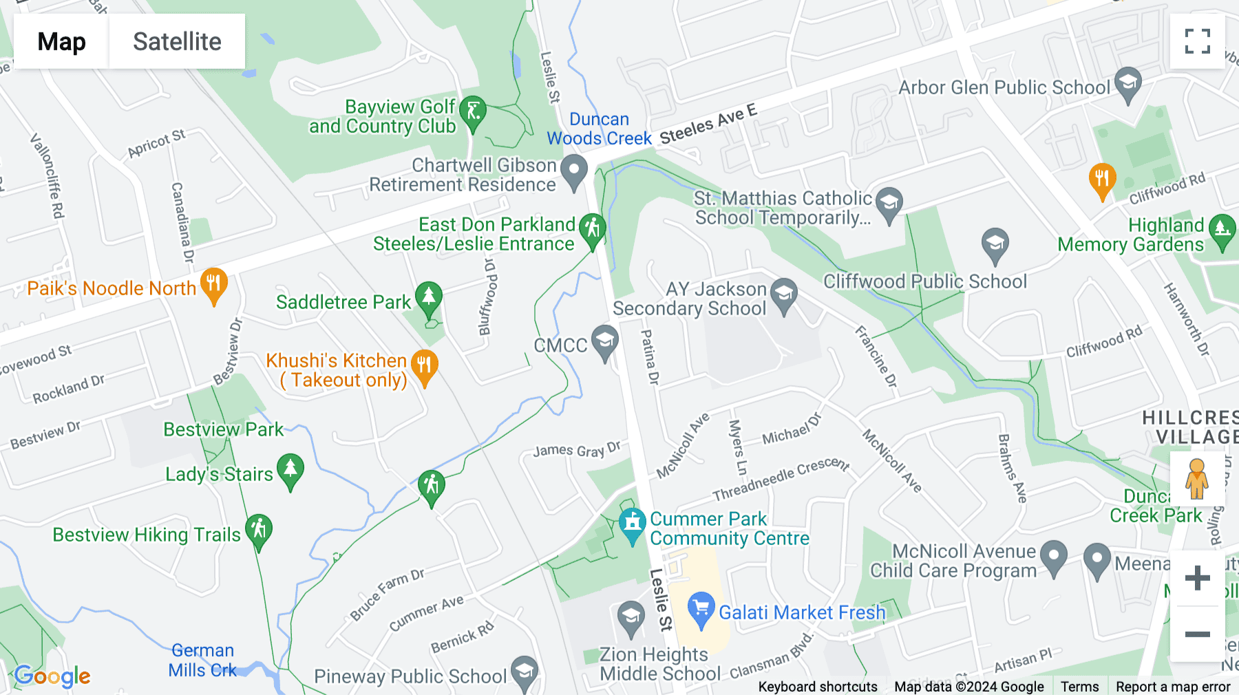 Click for interative map of 9225 Leslie Street, Suite 201, Richmond Hill Centre, Richmond (British Columbia)