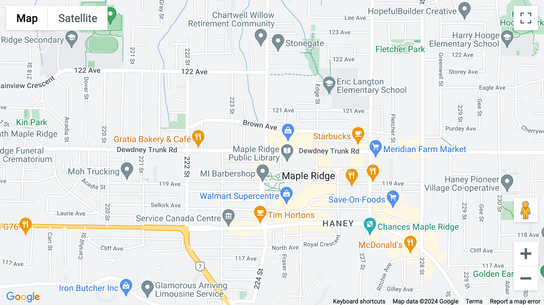 Click for interative map of 22420 Dewdney Trunk Road, Suite 300, Maple Ridge